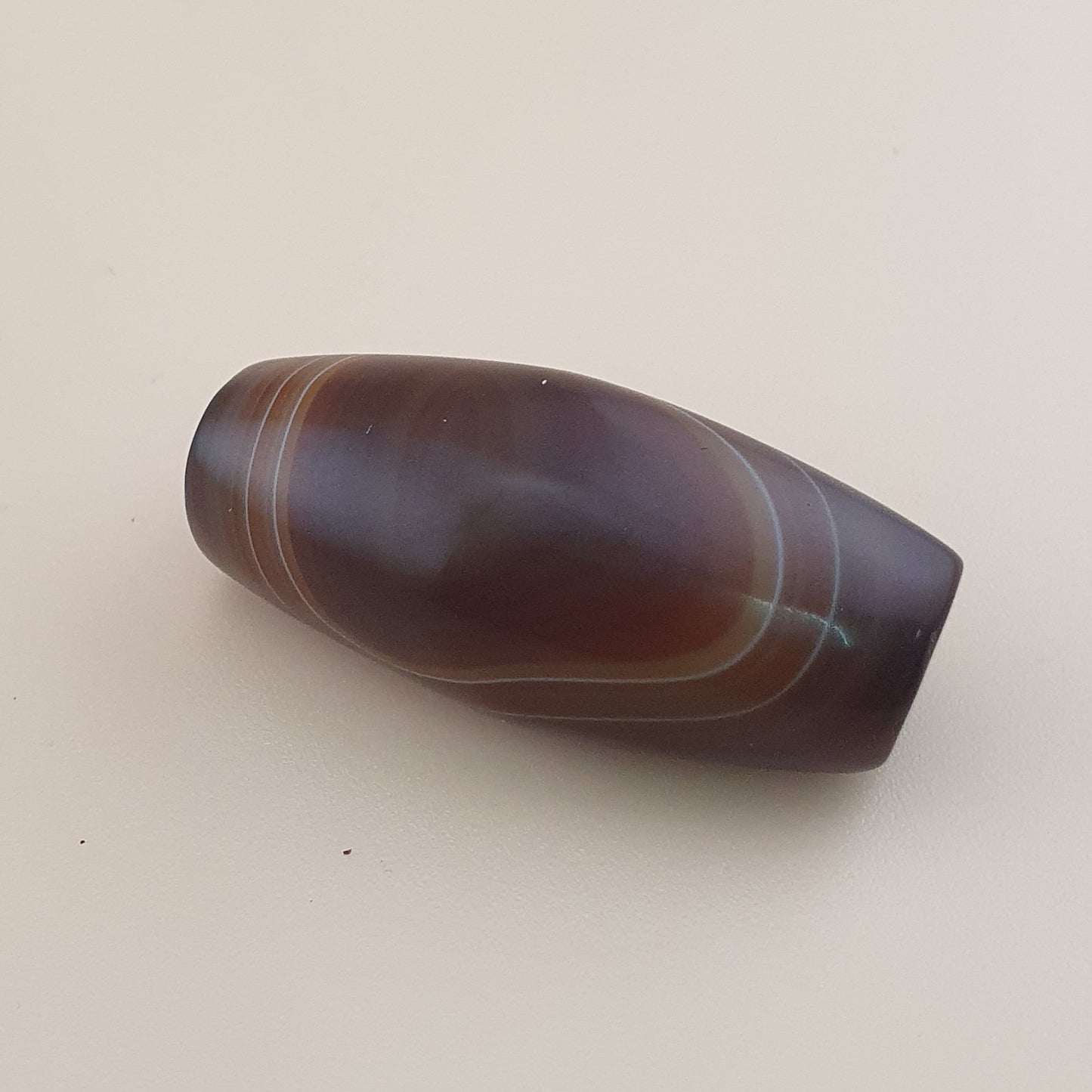 Vintage Natural Eye Suliemani Agate Bead Amulet