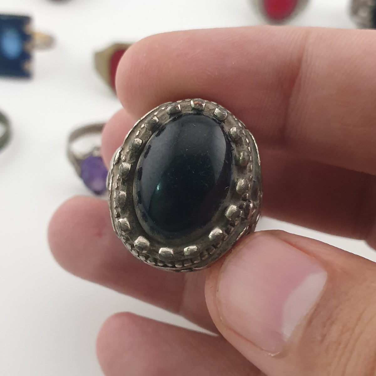 Traditional Brass Old World Treasure Rings 15 Jewellery Pieces