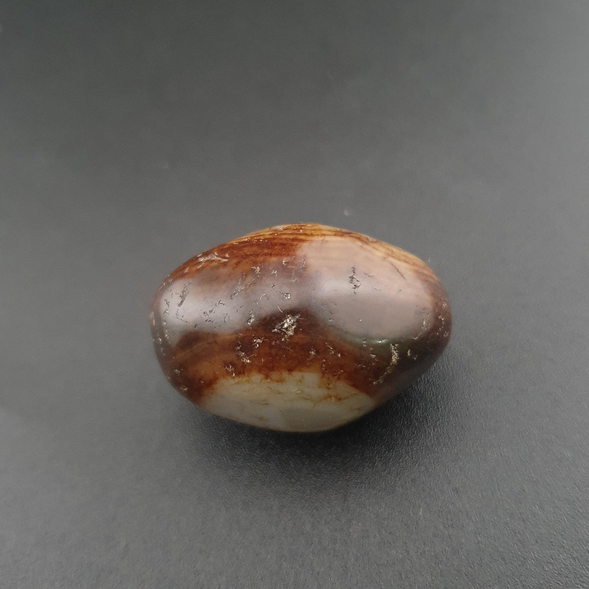 Vintage Natural Eyes Suliemani Agate Bead 27.3mm x 19.3mm