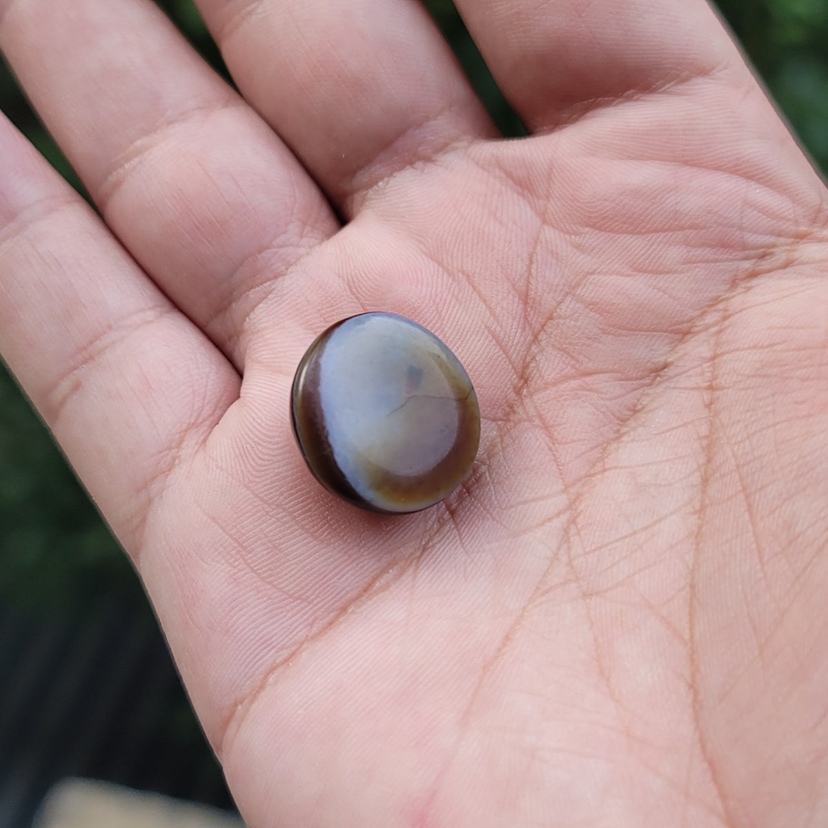 Vintage Lukmik Goat Eye Tibetan Agate Bead
