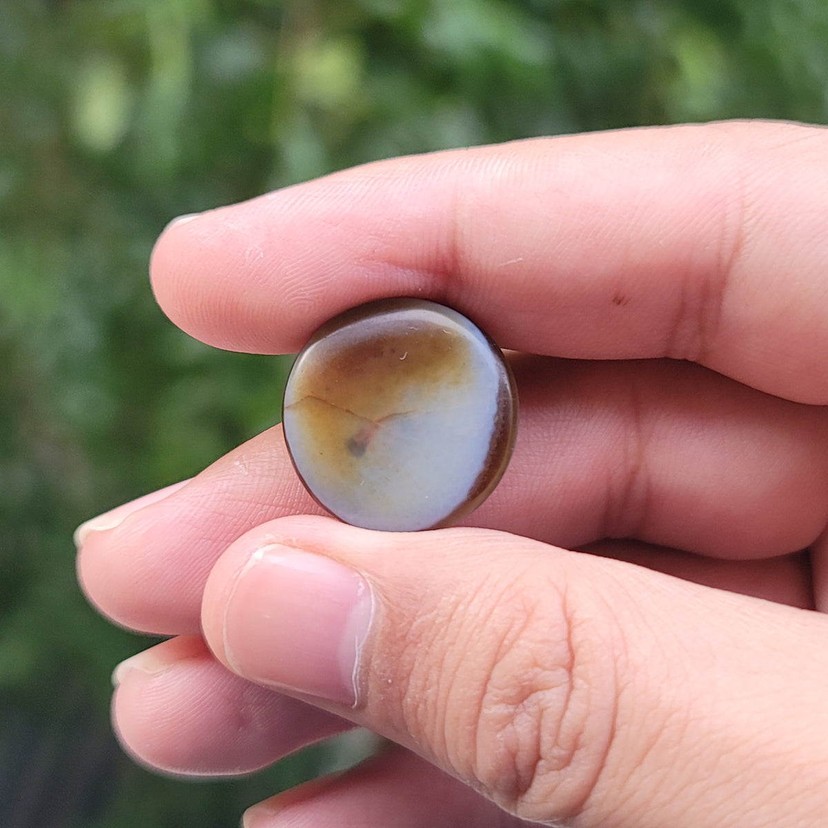 Vintage Lukmik Goat Eye Tibetan Agate Bead