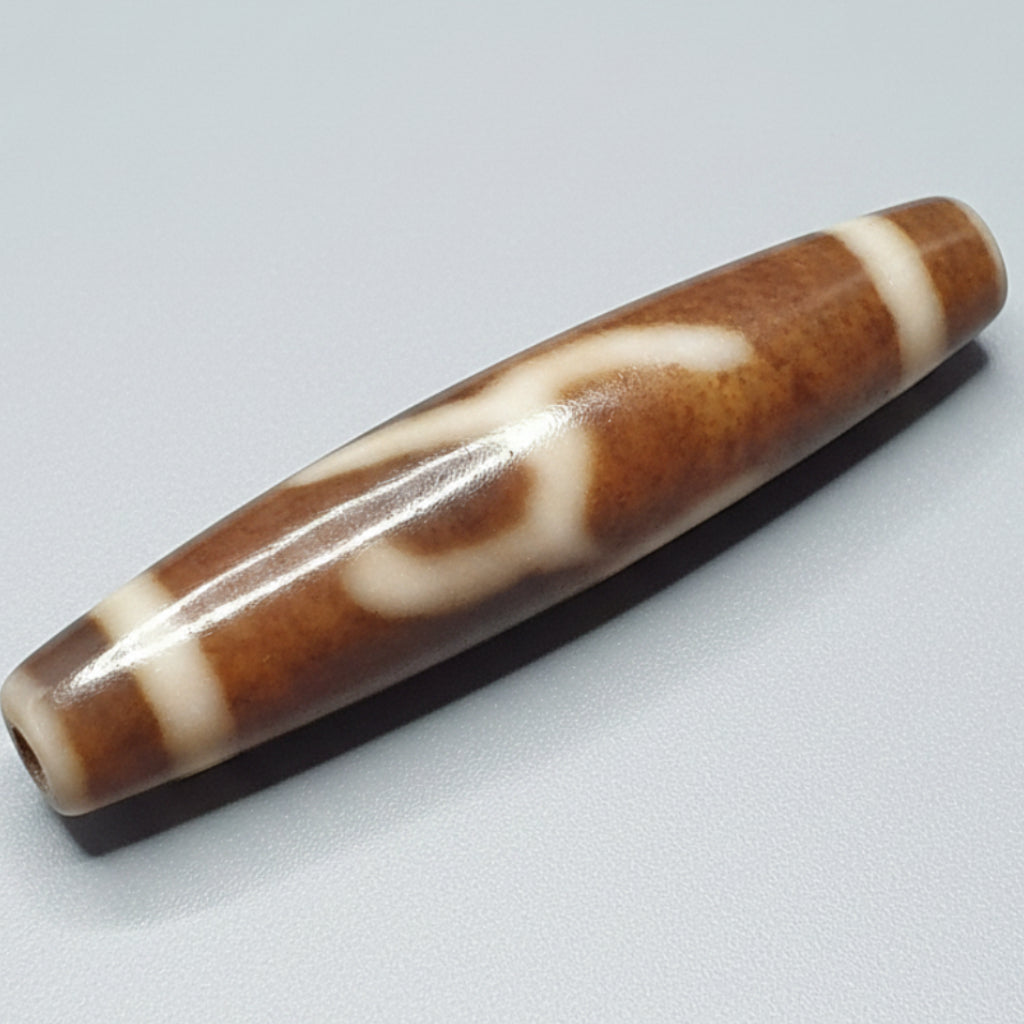 Vintage tibétain motif unique Agate Dzi Perle Amulette