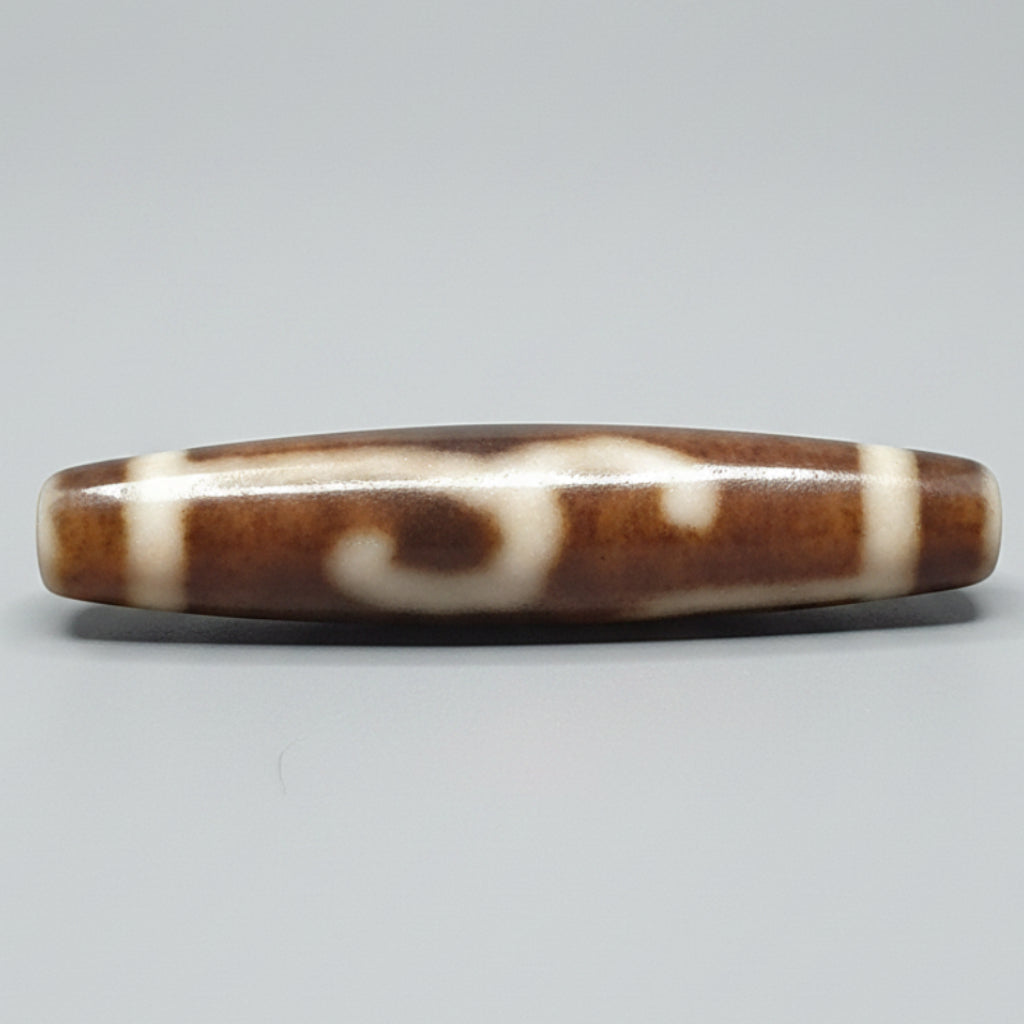 Vintage tibétain motif unique Agate Dzi Perle Amulette