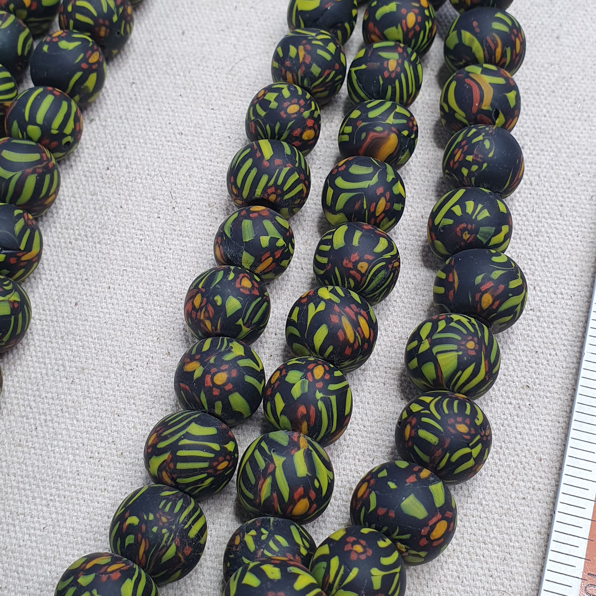 Vintage Bohemian Gabri Style Necklace Authentic African Glass Beads