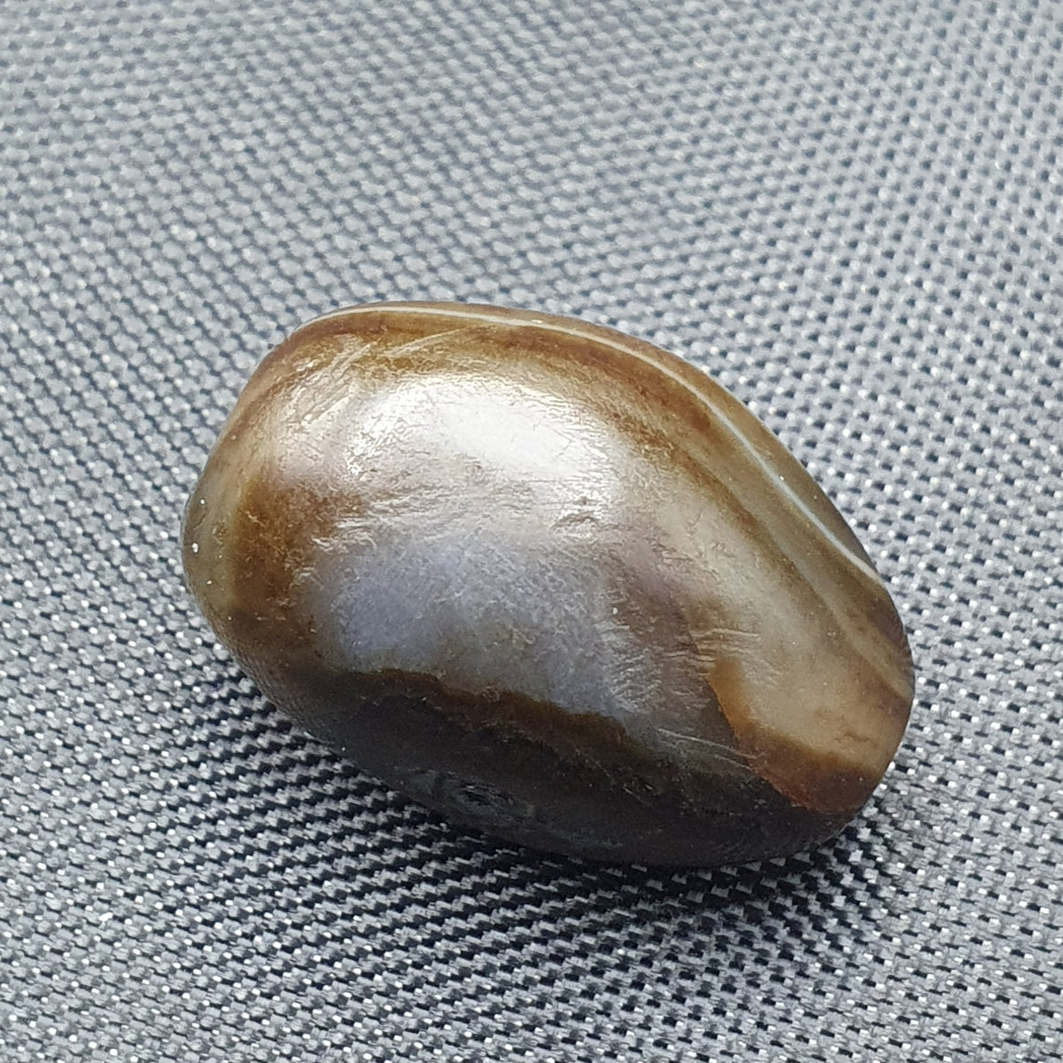 Amulette vintage en perles d'agate oculaire naturelle Suliemani