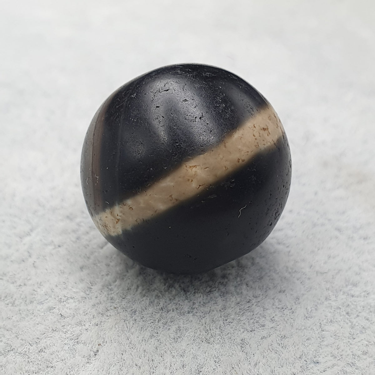 Antikes 1-Linien Sulieman Natur Augen-Achat-Dzi-Perlen Amulett