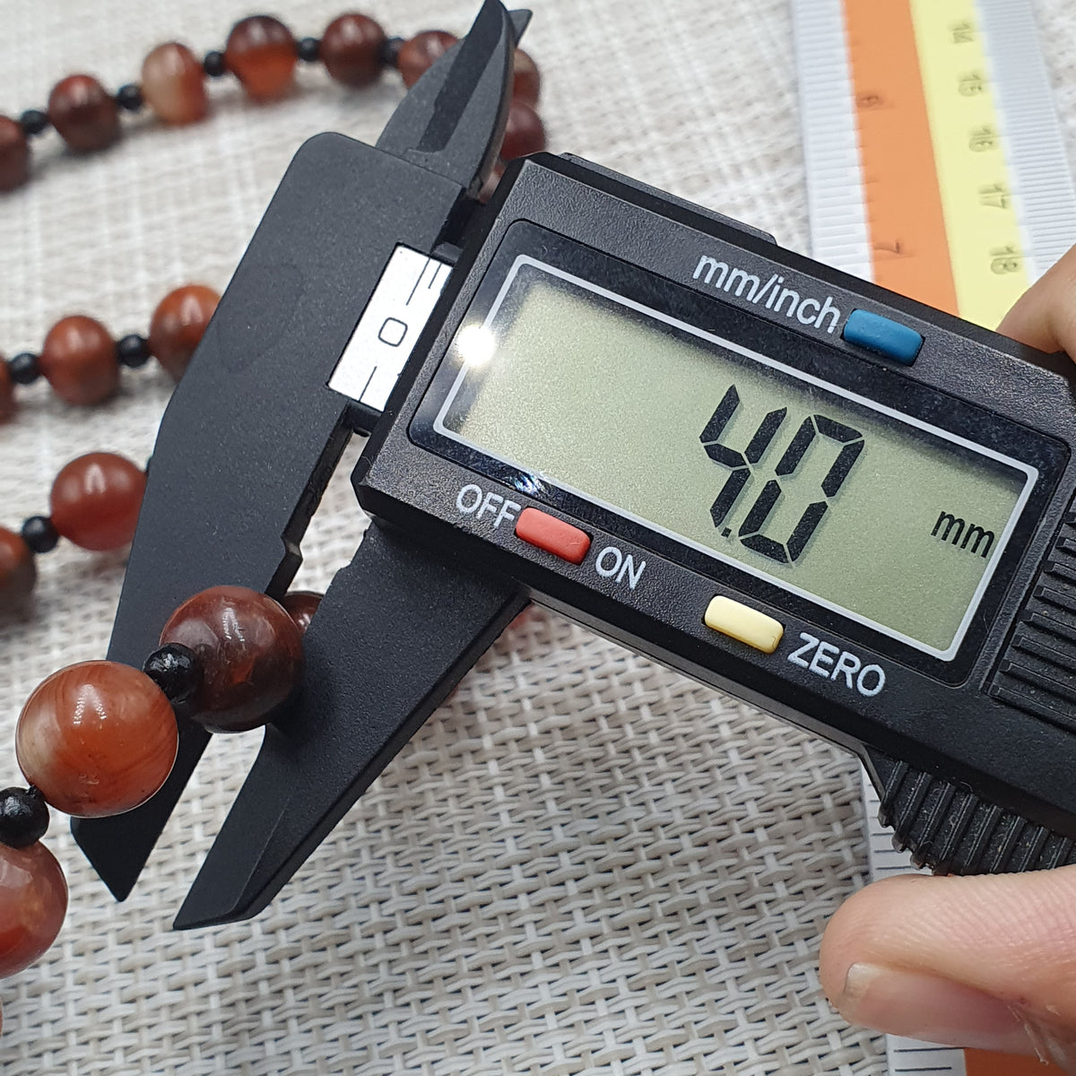 Collier de perles antiques en agate Suliemani naturelle et en agate Cornaline