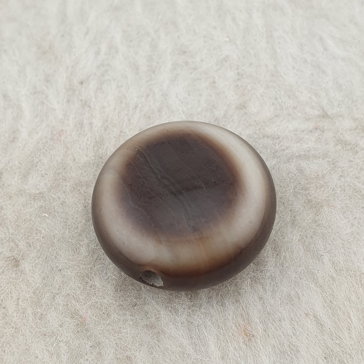 Vintage Lukmik Goat Eye Tibetan Agate Bead Amulet