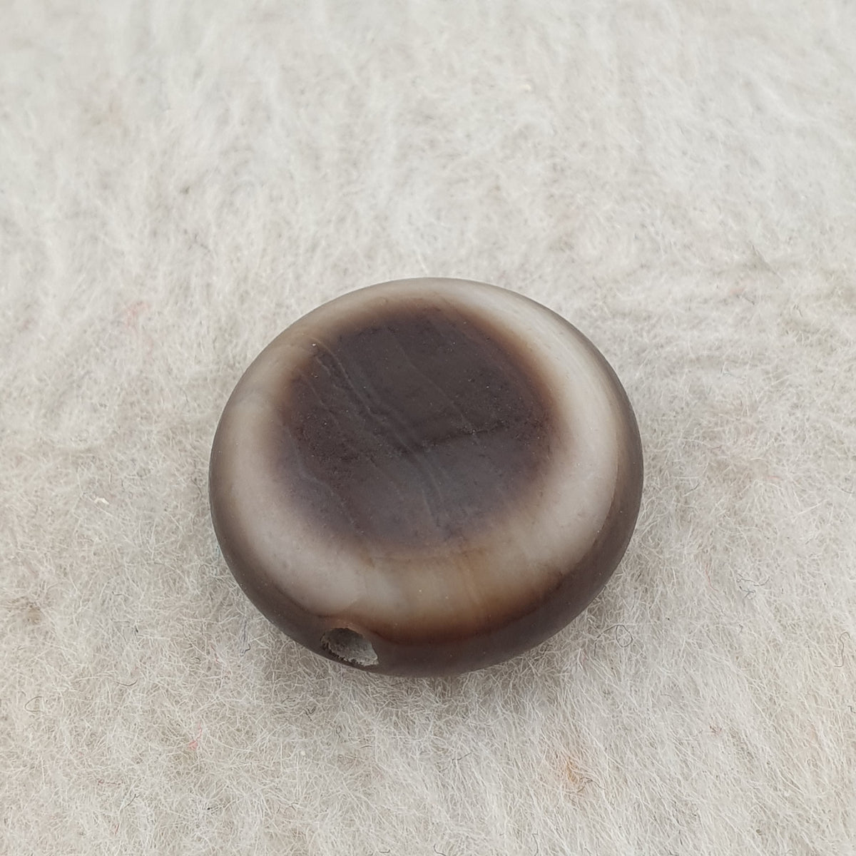 Vintage Lukmik Goat Eye Tibetan Agate Bead Amulet