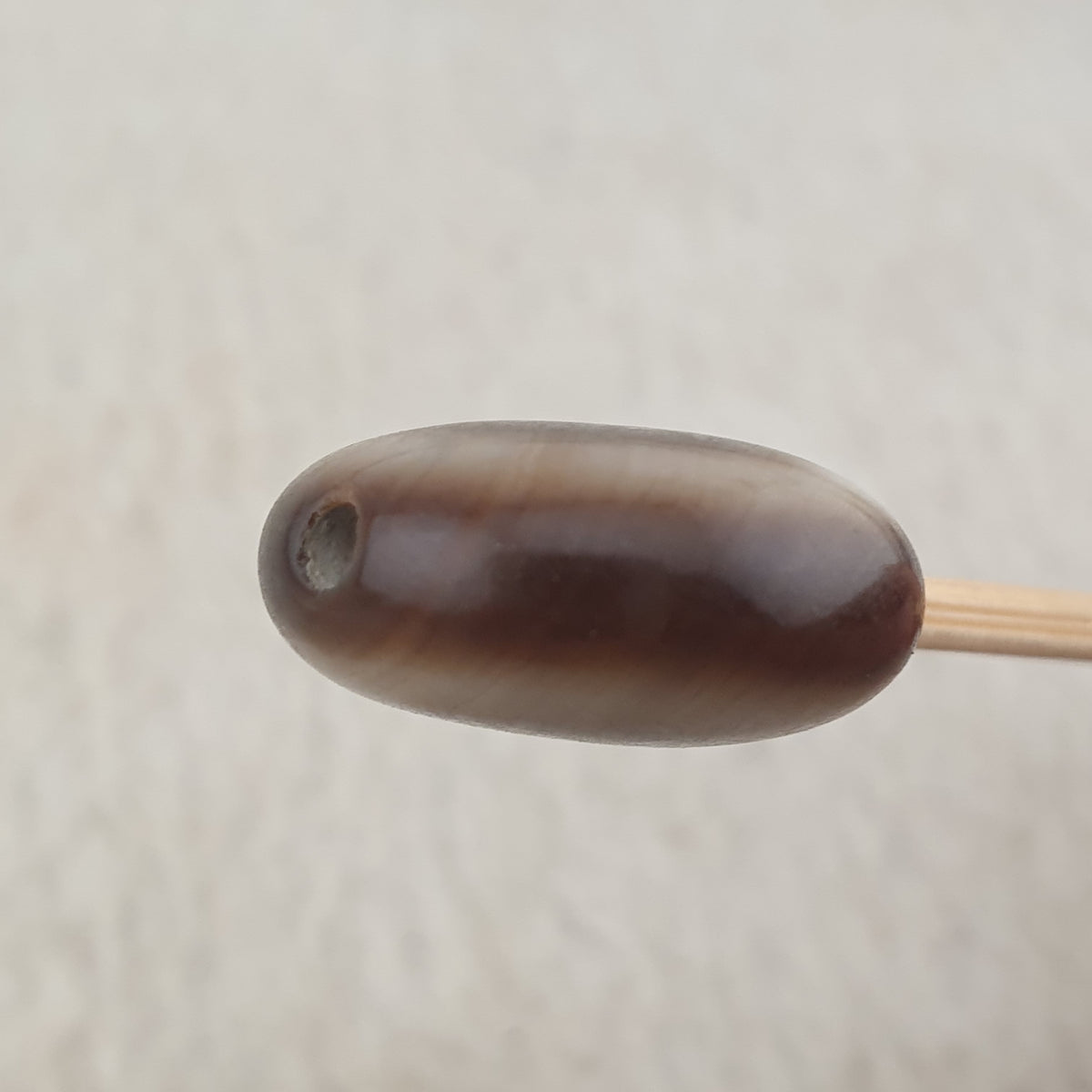 Vintage Lukmik Goat Eye Tibetan Agate Bead Amulet