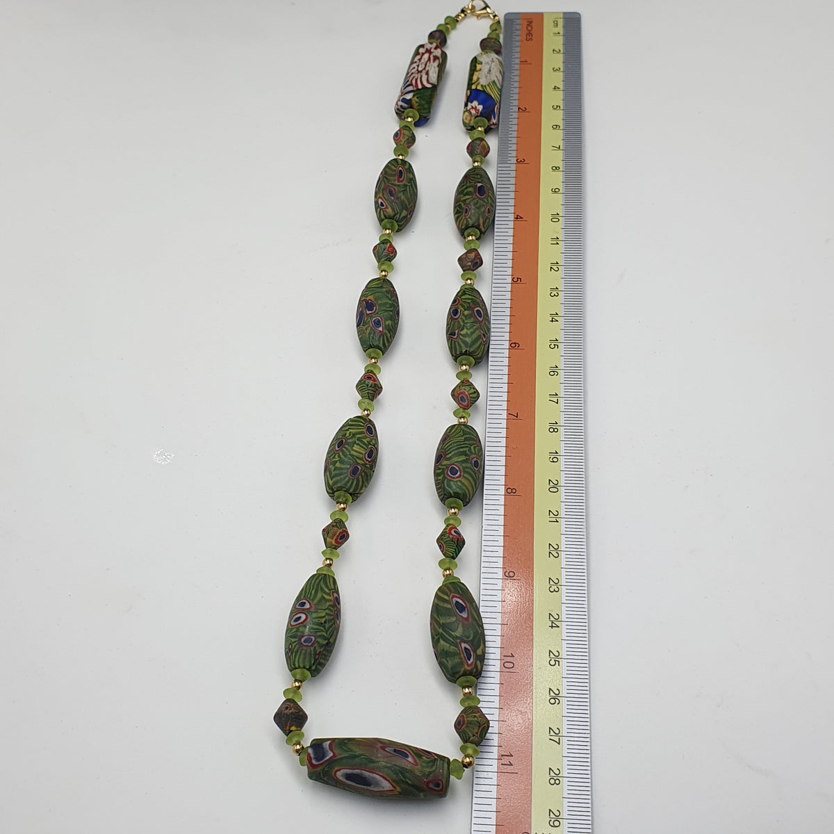 Collier Perles de Verre Gabri Eyes d'Inspiration Vénitienne Vintage