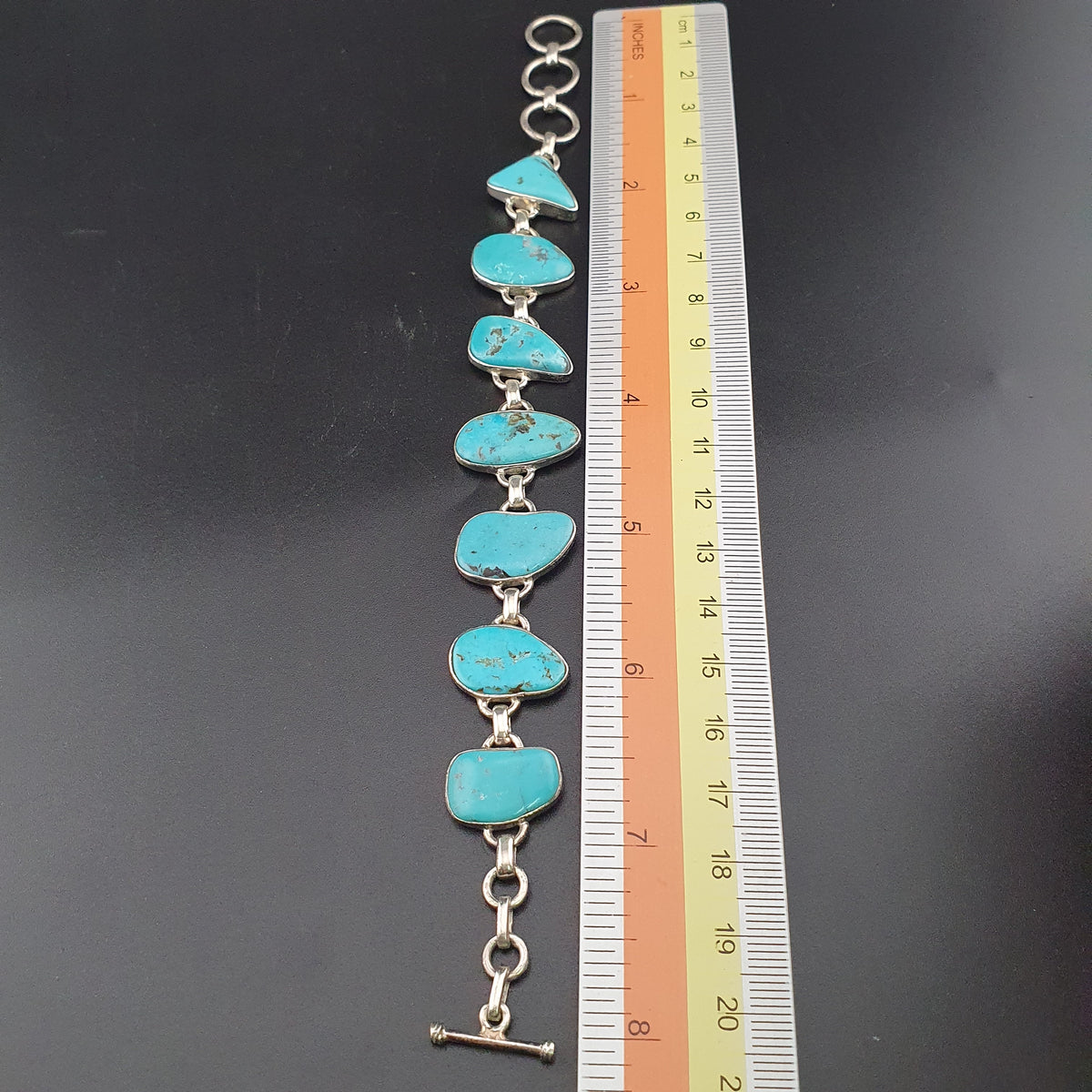 Bracelet en argent sterling et turquoise d'Arizona : Bijoux bohèmes style sud-ouest