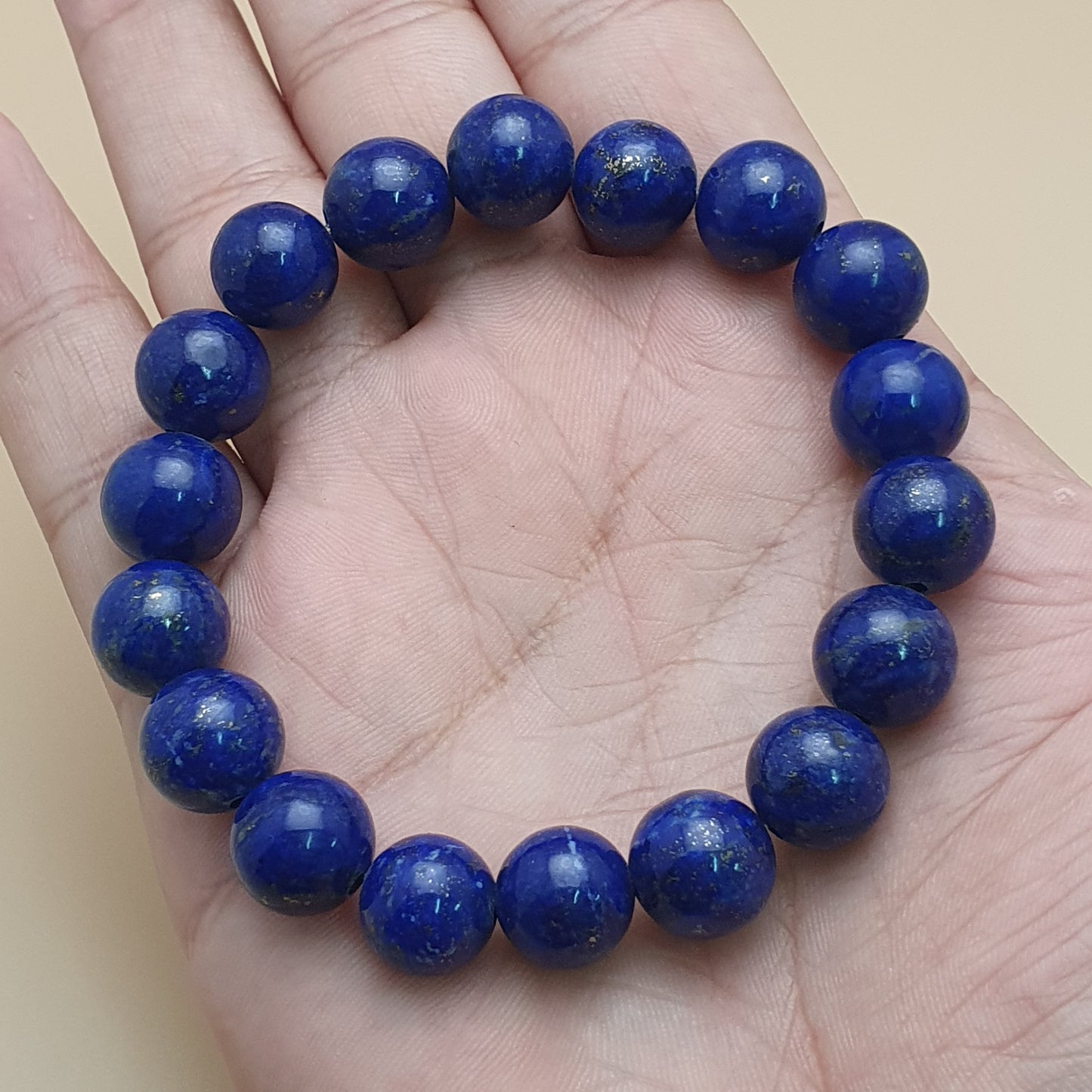 Lapislazuli Edelstein Perlen Armband