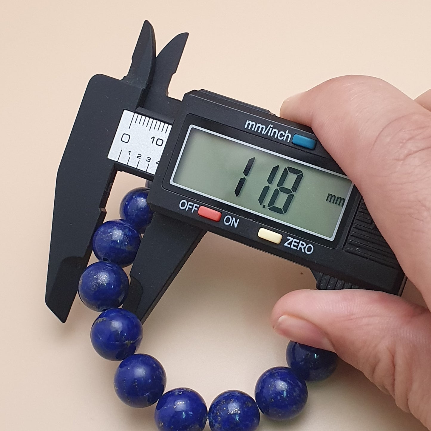 Lapislazuli Edelstein Perlen Armband