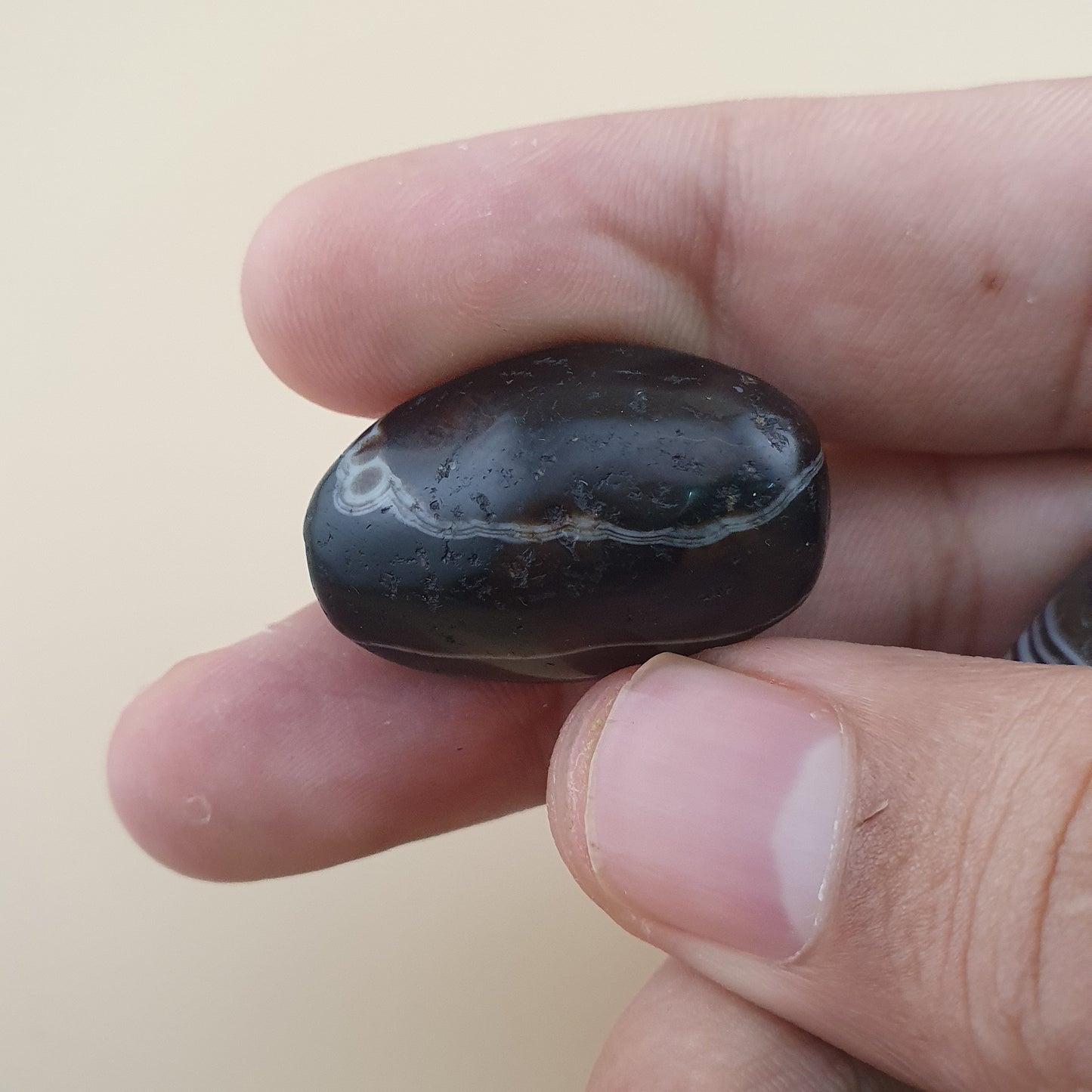 Vintage Suliemani Agate Natural Eyes Agate Bead Amulets
