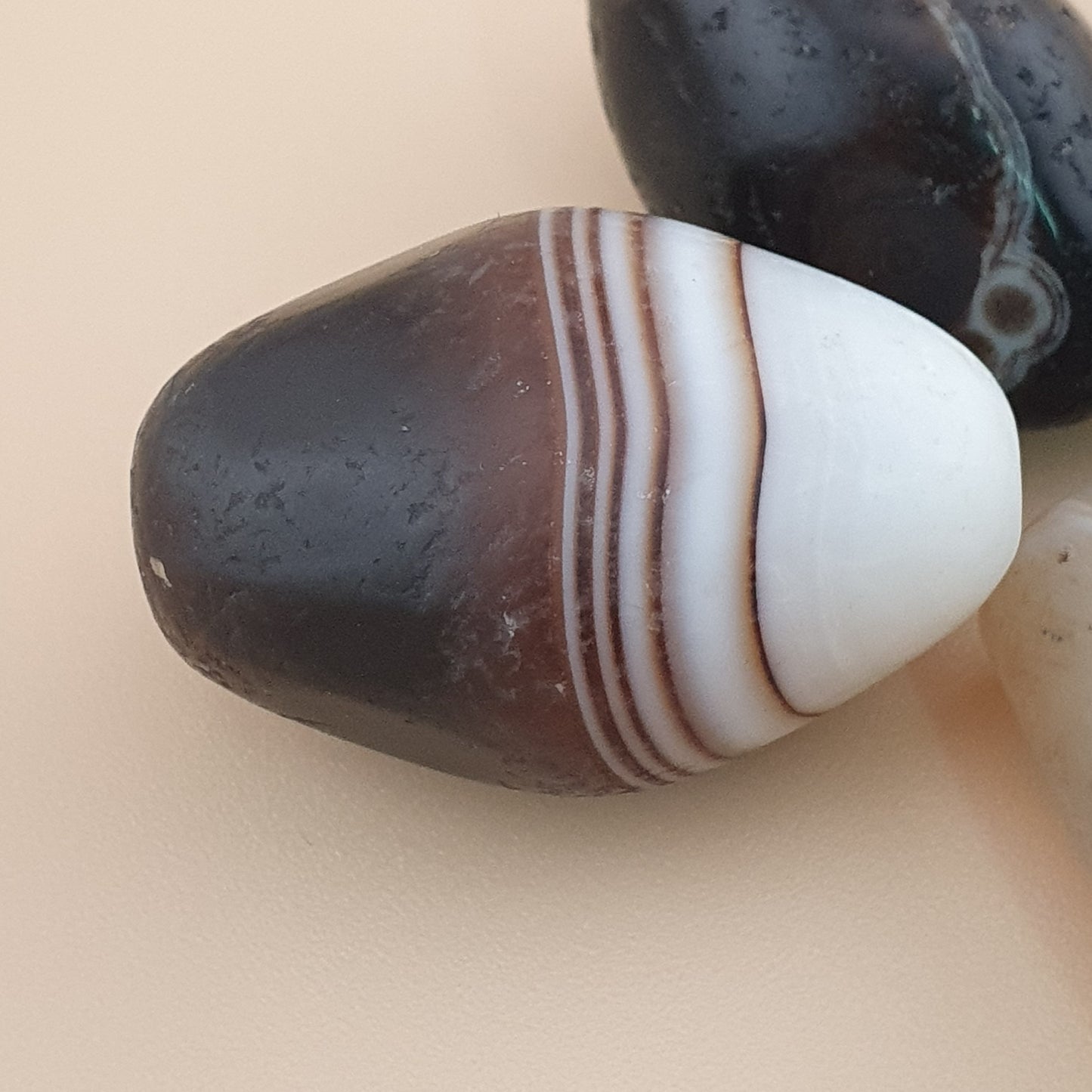 Vintage Suliemani Agate Natural Eyes Agate Bead Amulets