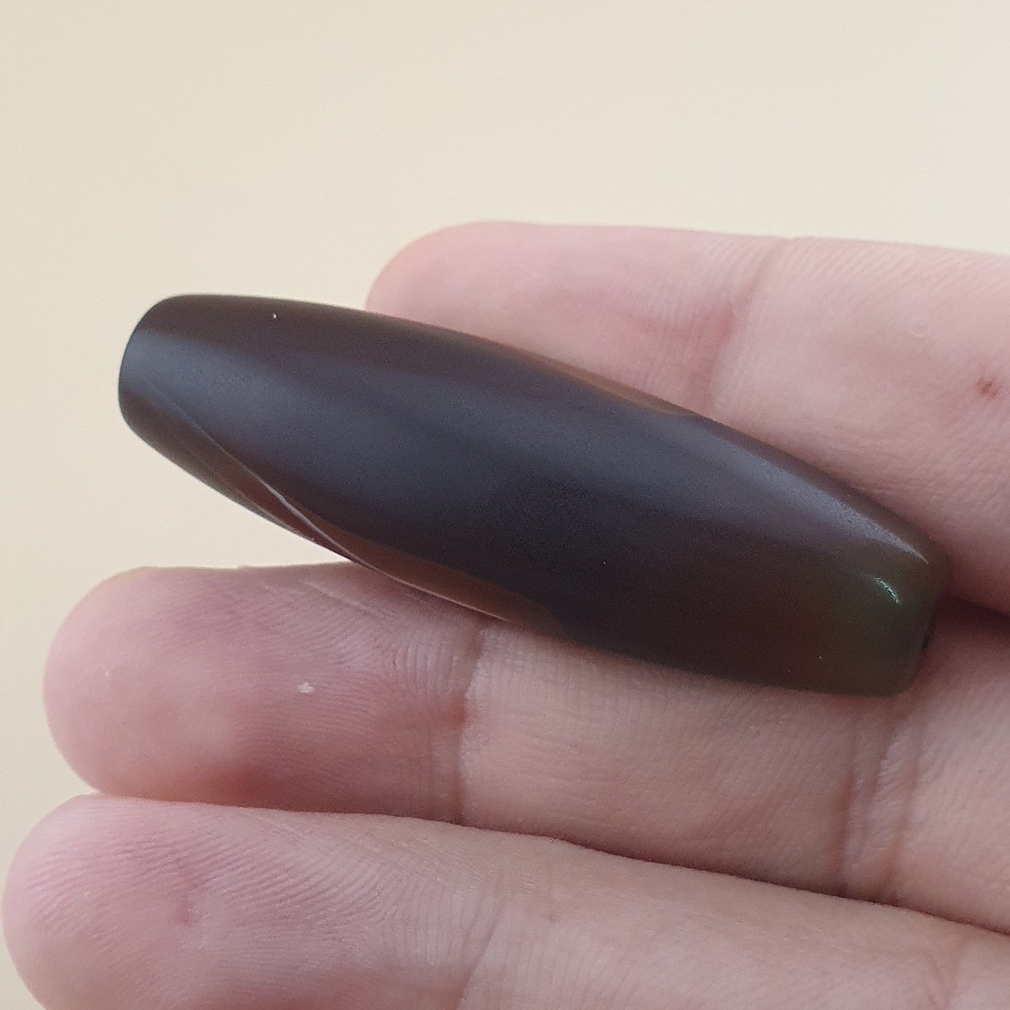 Vintage Natural Yemeni Suliemani Agate Bead Amulet