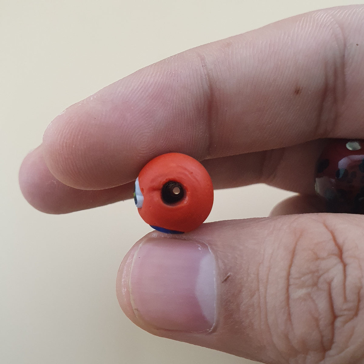 Vintage Venetian Style Millefiori Glass Beads – Lot of 7