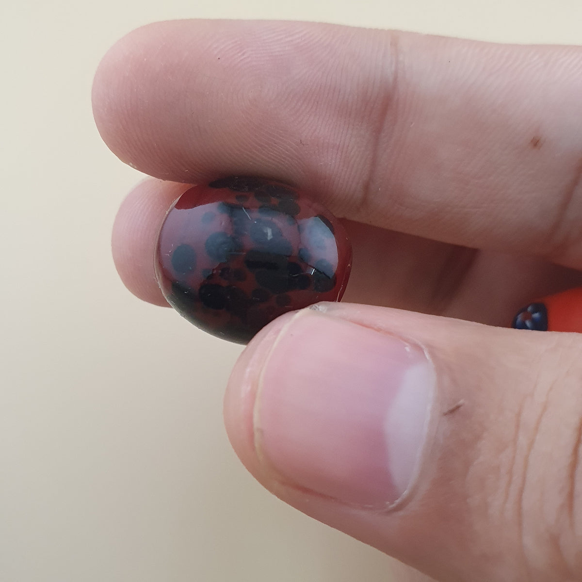 Vintage Venetian Style Millefiori Glass Beads – Lot of 7