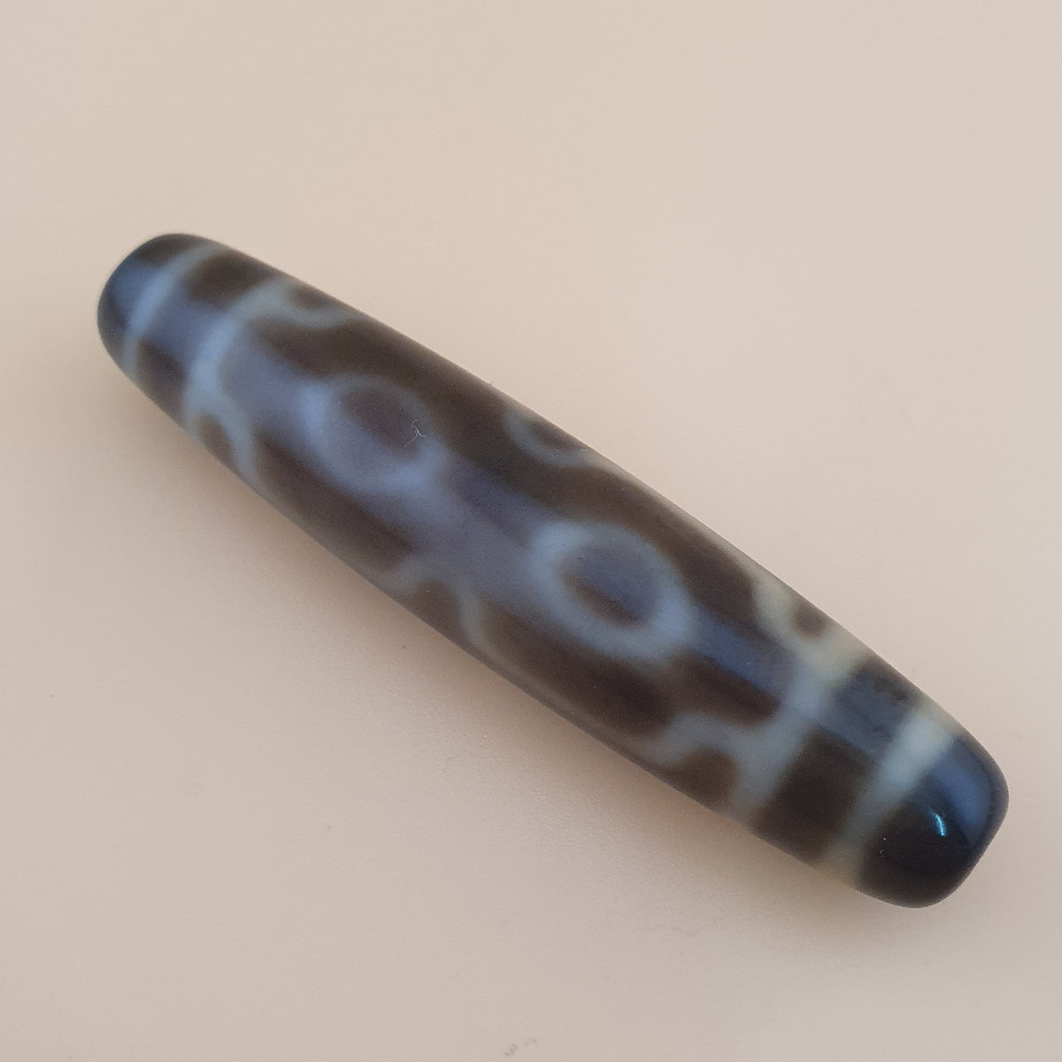 Vintage Himalayan Tibetan 4 Eyes Agate Dzi Bead Amulet