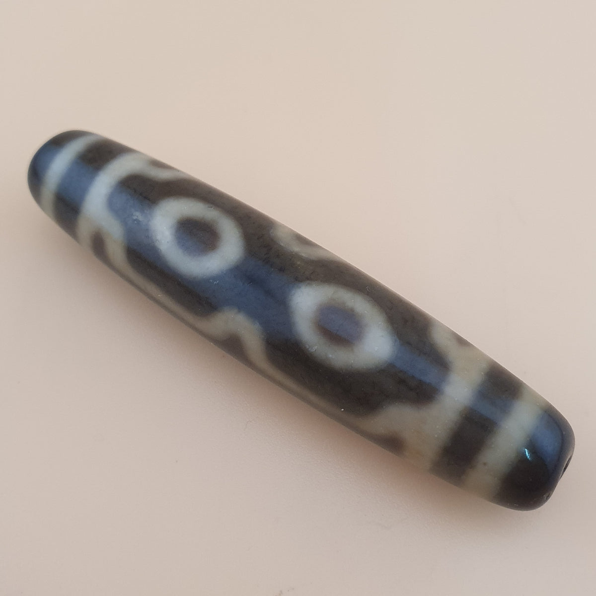 Vintage Himalayan Tibetan 4 Eyes Agate Dzi Bead Amulet