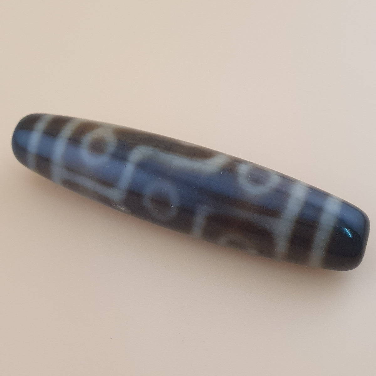 Himalayan 9 Eyes Tibetan Agate Dzi Bead Amulet Pendant