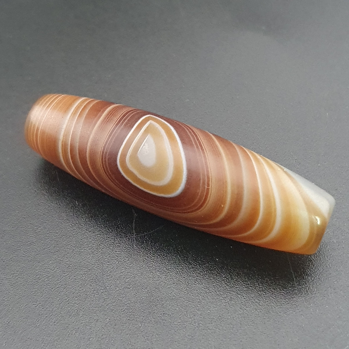 Vintage Natural Eye Yemeni Suleimani Agate Bead Amulet