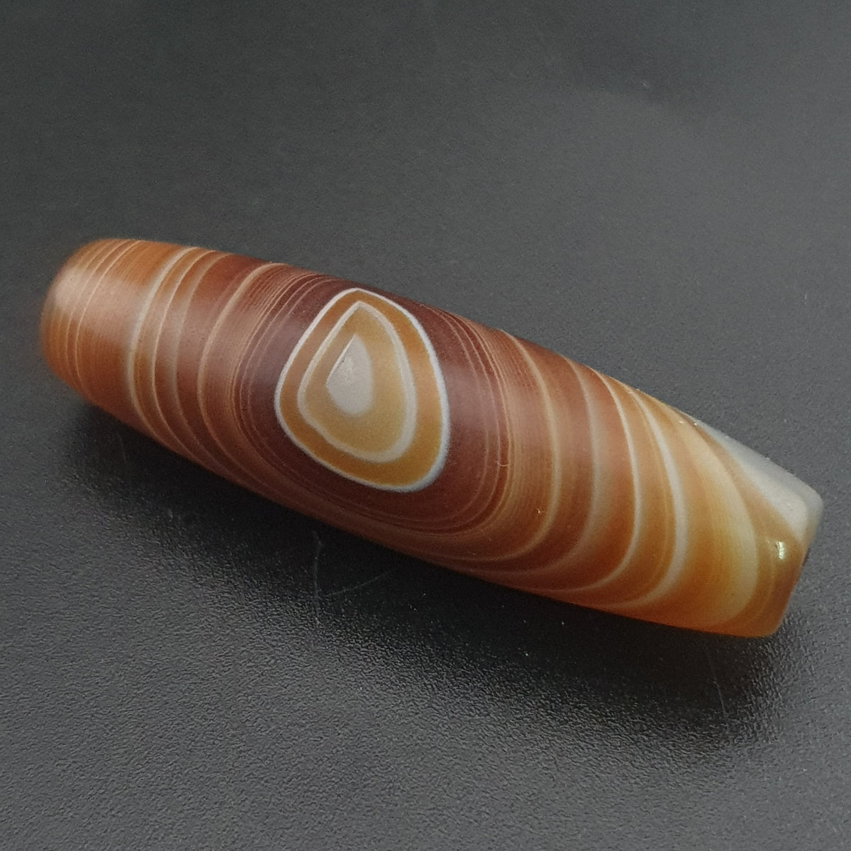 Vintage Natural Eye Yemeni Suleimani Agate Bead Amulet