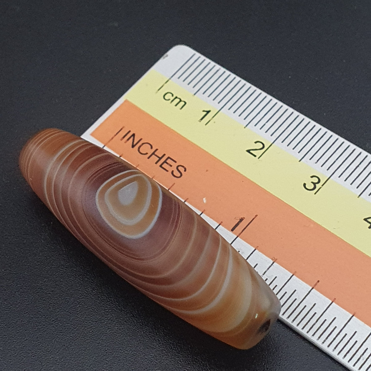 Vintage Natural Eye Yemeni Suleimani Agate Bead Amulet