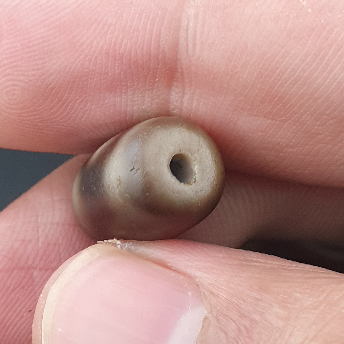 Vintage 2 Eyes Himalayan Tibetan Agate Dzi bead Amulet Lot of 3