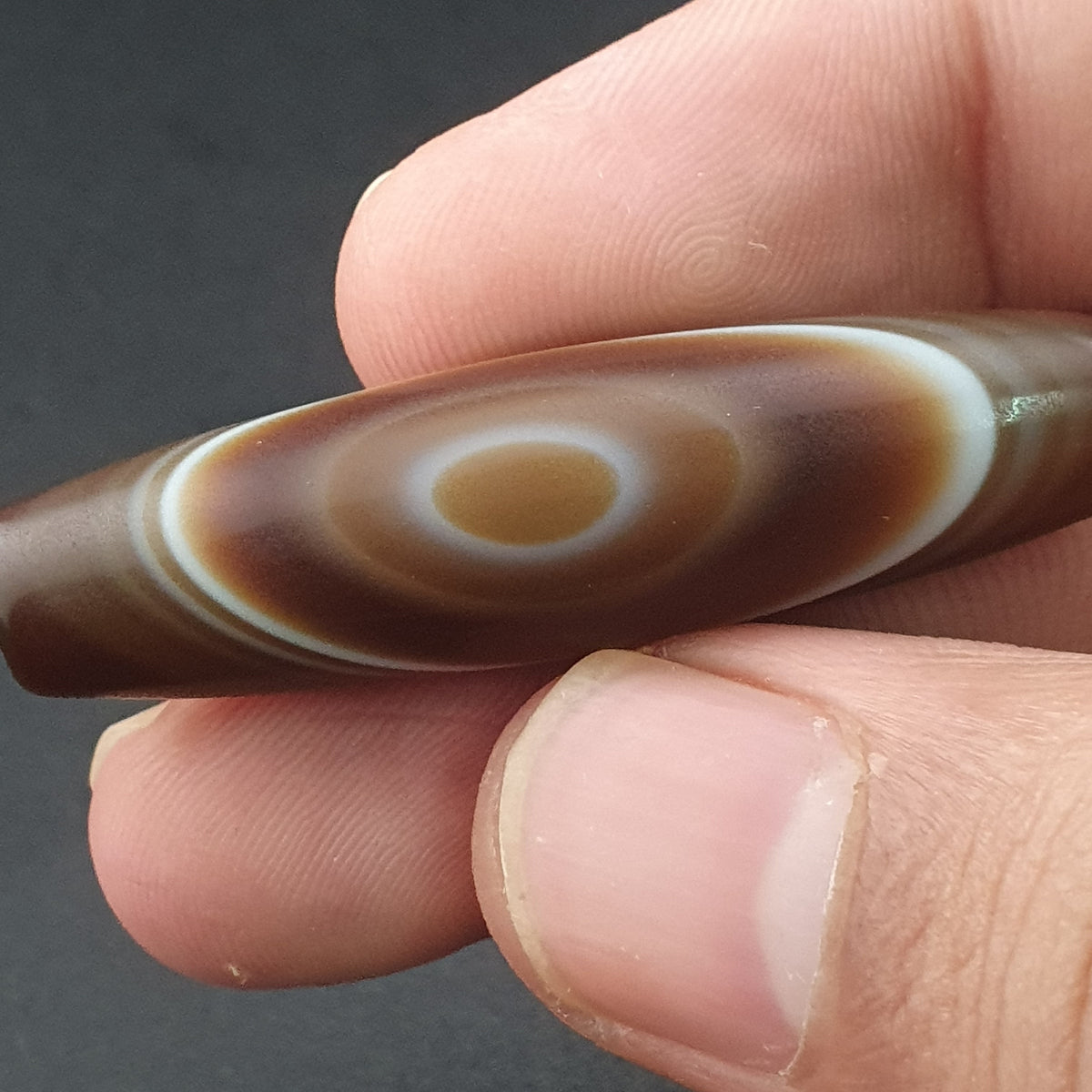 Vintage Yemeni Suliemani Eye Agate Bead Amulet