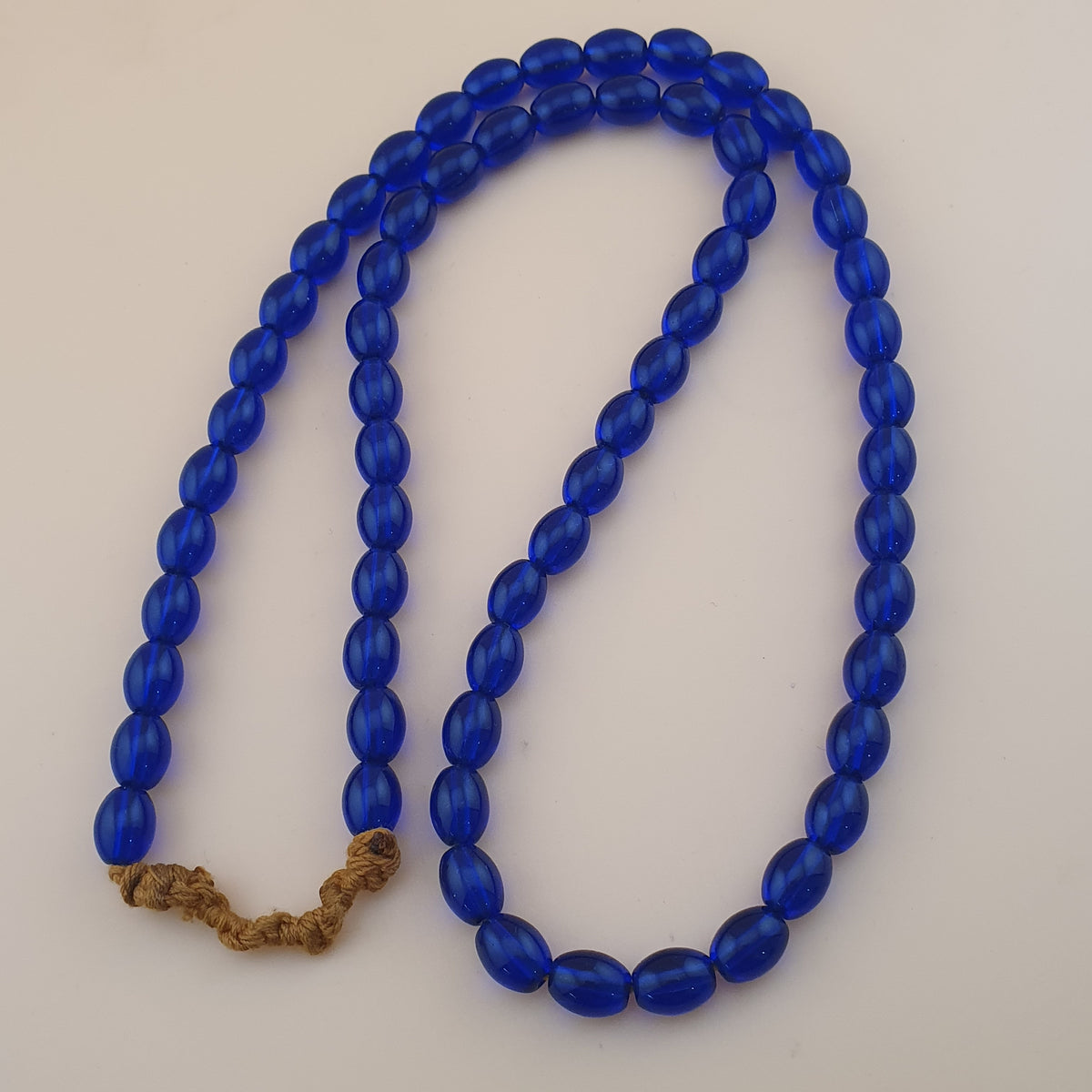 Vintage Cobalt Blue African Glass Beads Strands