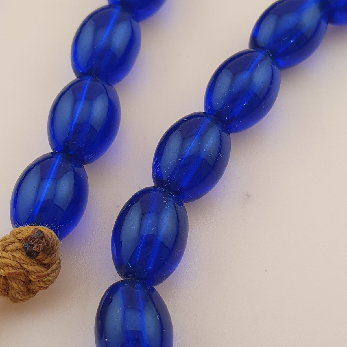 Vintage Cobalt Blue African Glass Beads Strands