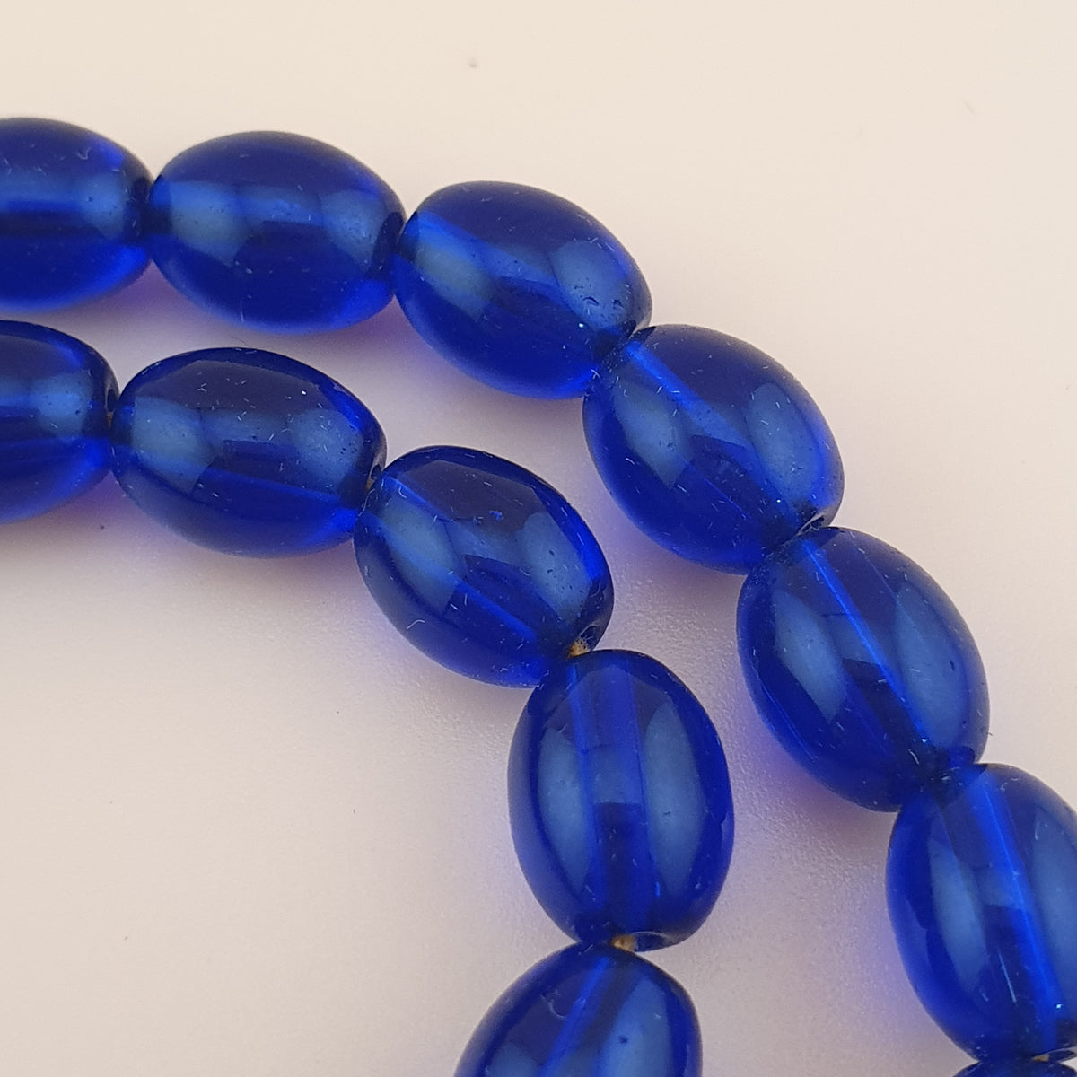 Vintage Cobalt Blue African Glass Beads Strands