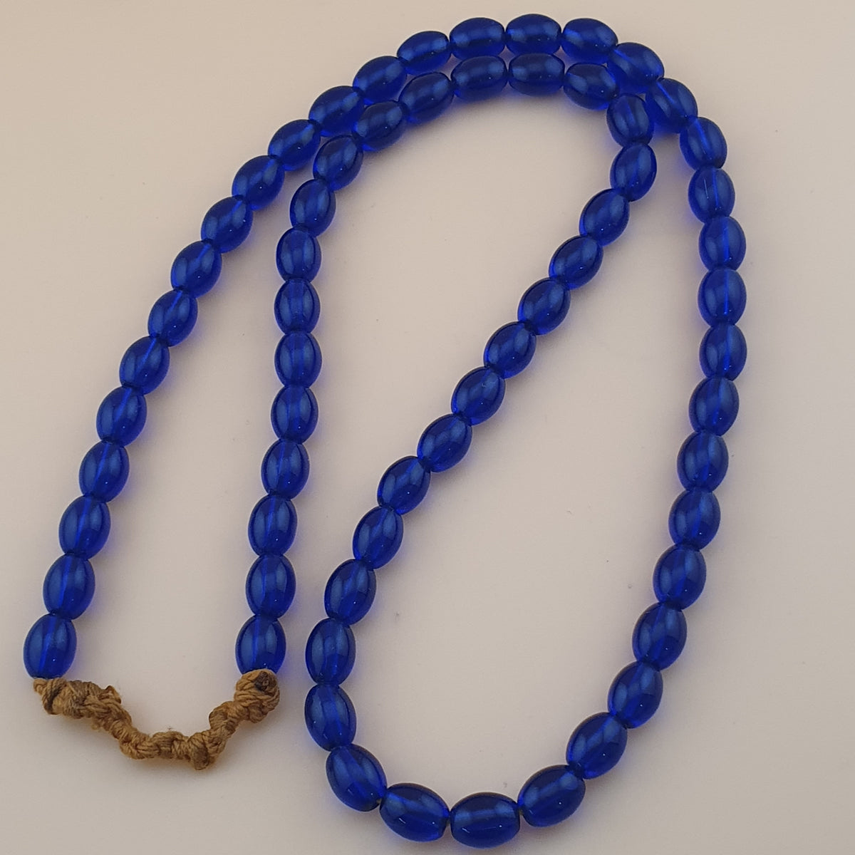 Vintage Cobalt Blue African Glass Beads Strands