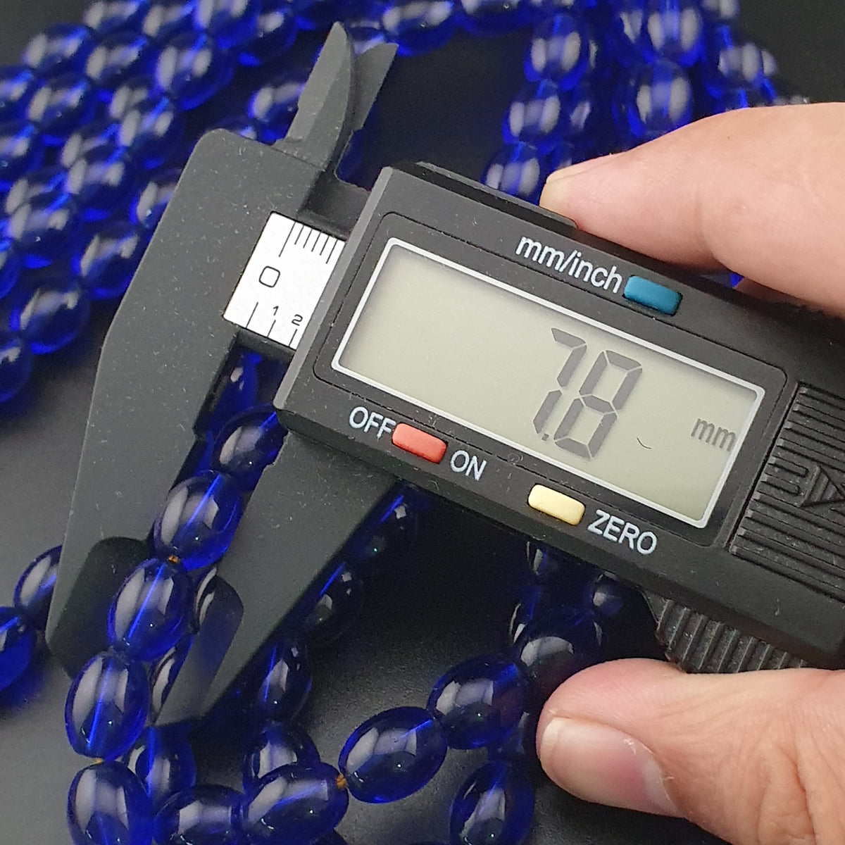 Vintage Cobalt Blue African Glass Beads Strands