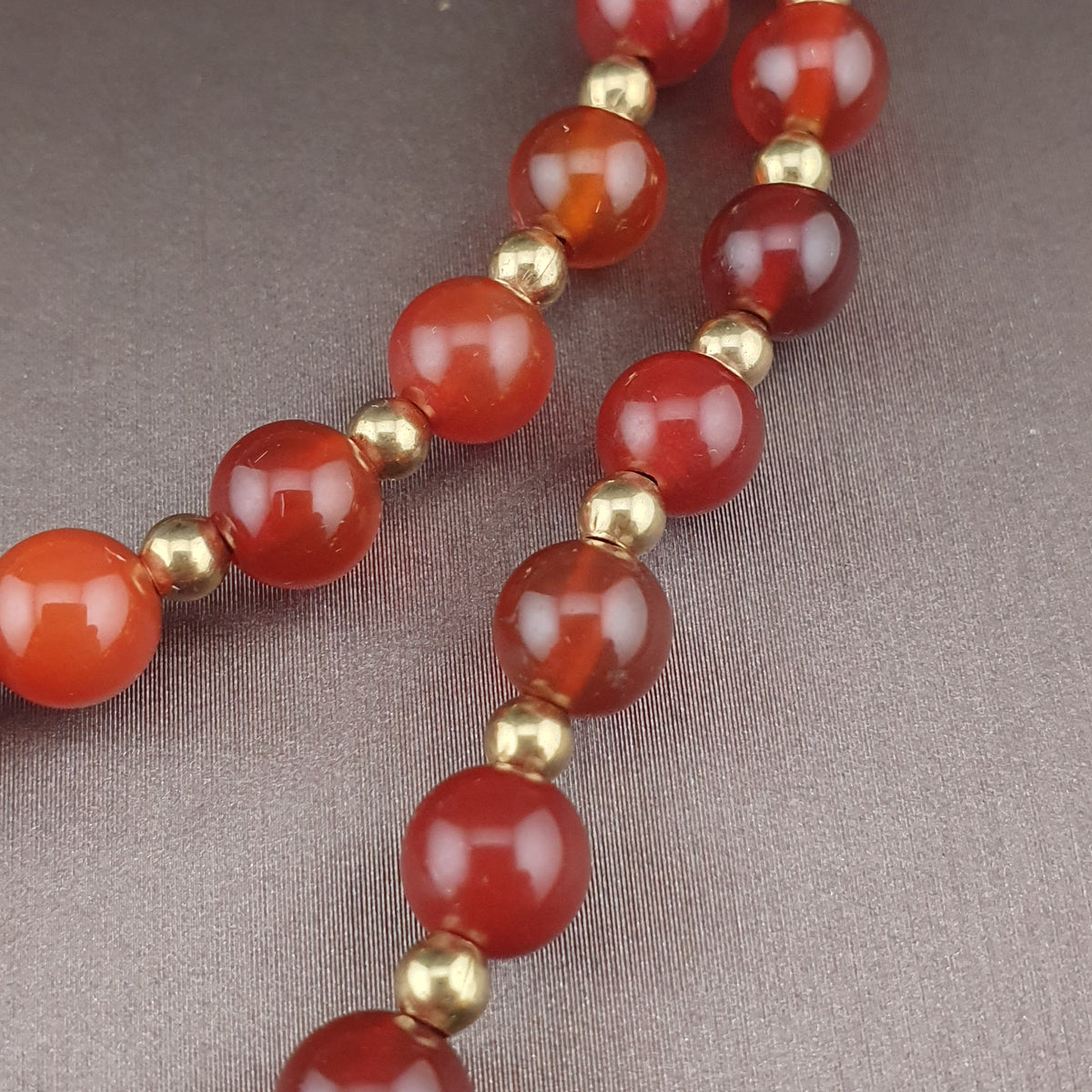 Collier pendentif Dzi en agate tibétaine Œil himalayen en agate cornaline vintage du Mali