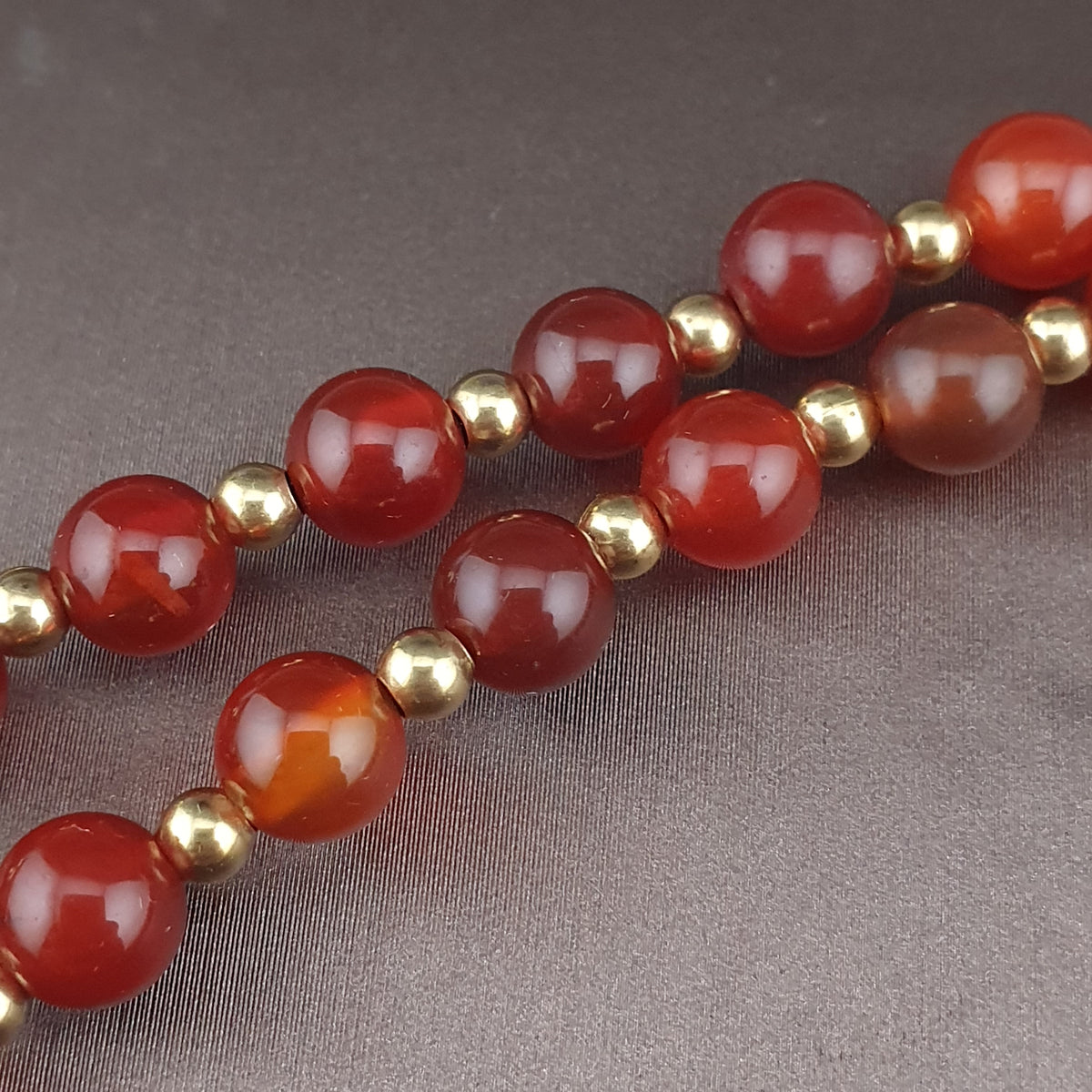Collier pendentif Dzi en agate tibétaine Œil himalayen en agate cornaline vintage du Mali