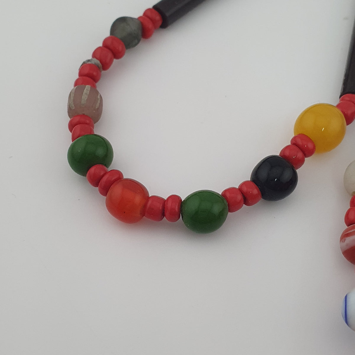 Vintage Venetian Style Mix Glass Beads 2 Necklace