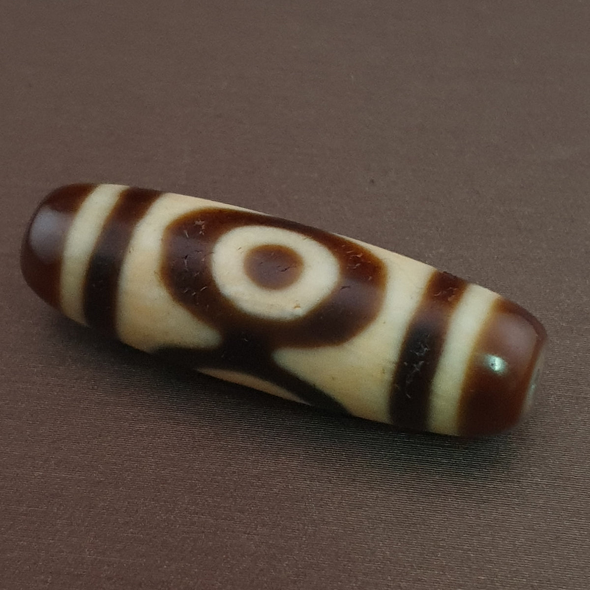 Antique Hiamalayan Tibetan Agate Dzi Bead Amulet