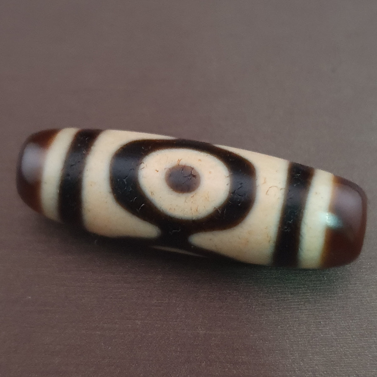 Antique Hiamalayan Tibetan Agate Dzi Bead Amulet