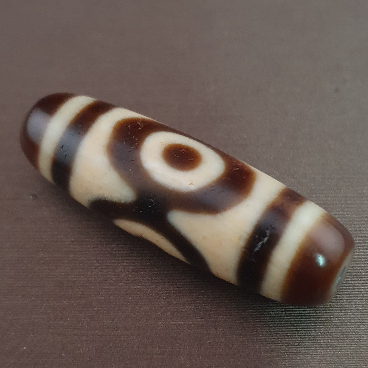 Antique Hiamalayan Tibetan Agate Dzi Bead Amulet