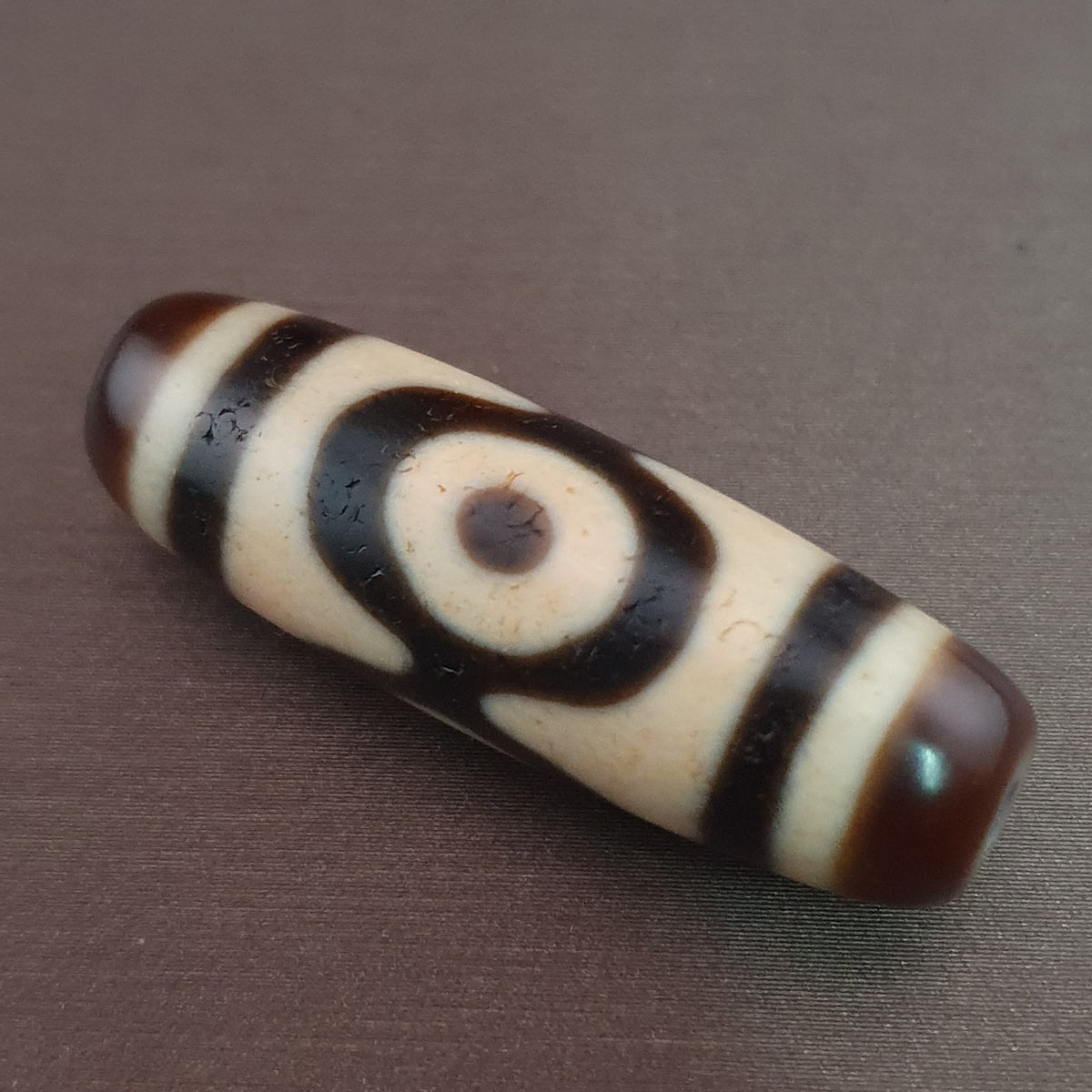 Antique Hiamalayan Tibetan Agate Dzi Bead Amulet