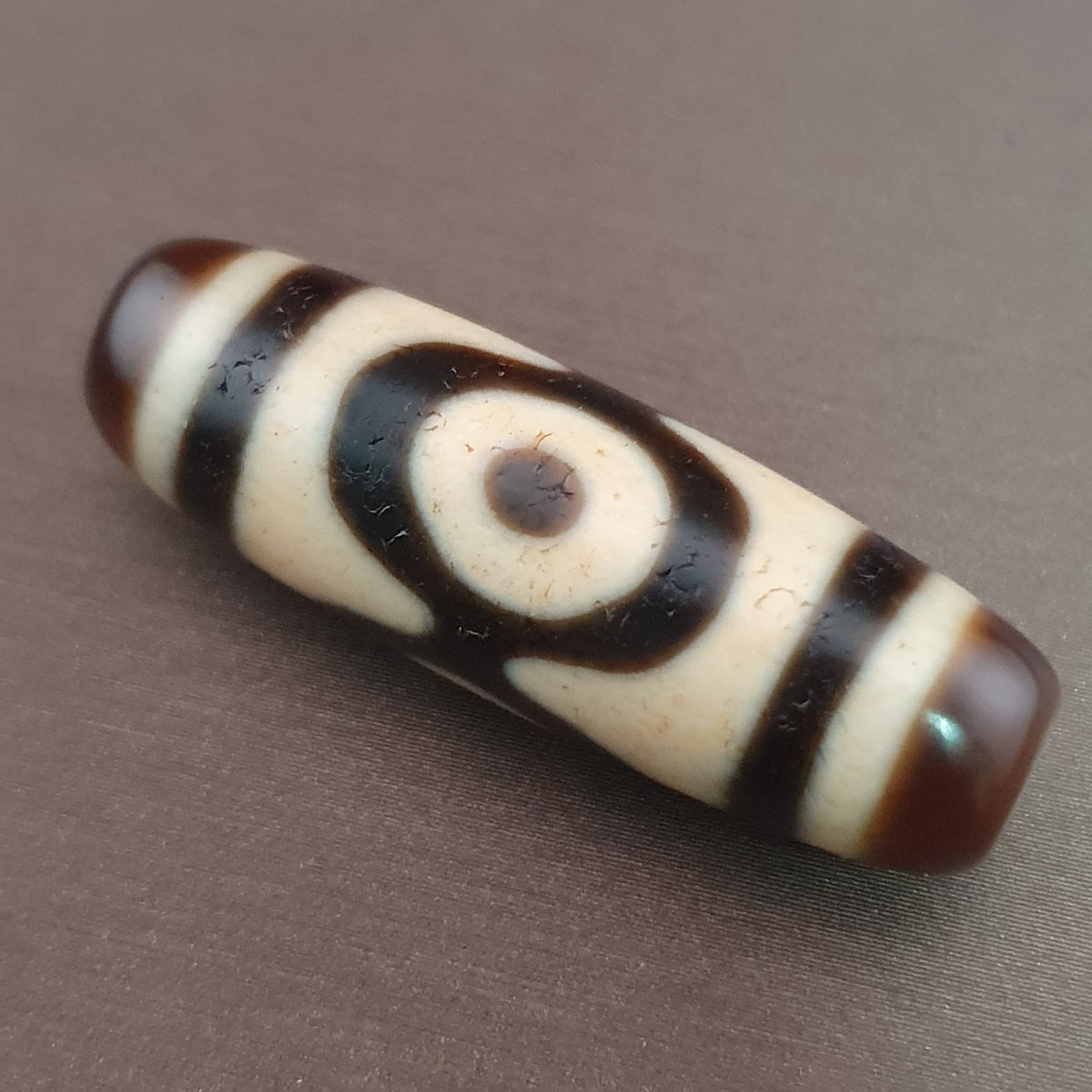 Antique Hiamalayan Tibetan Agate Dzi Bead Amulet