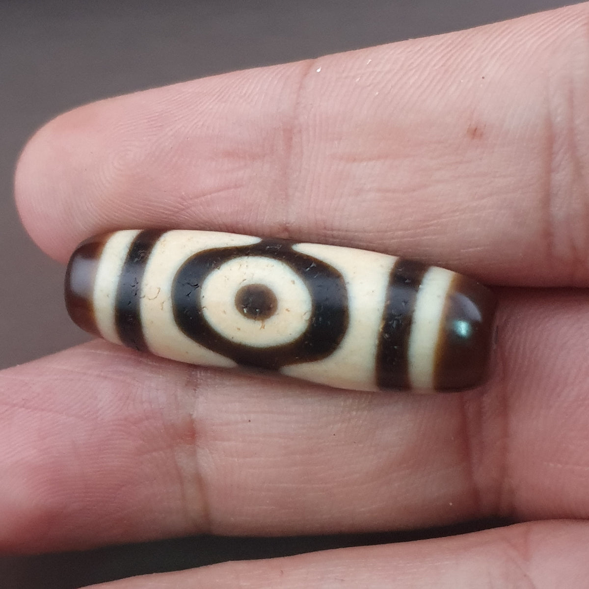 Antique Hiamalayan Tibetan Agate Dzi Bead Amulet
