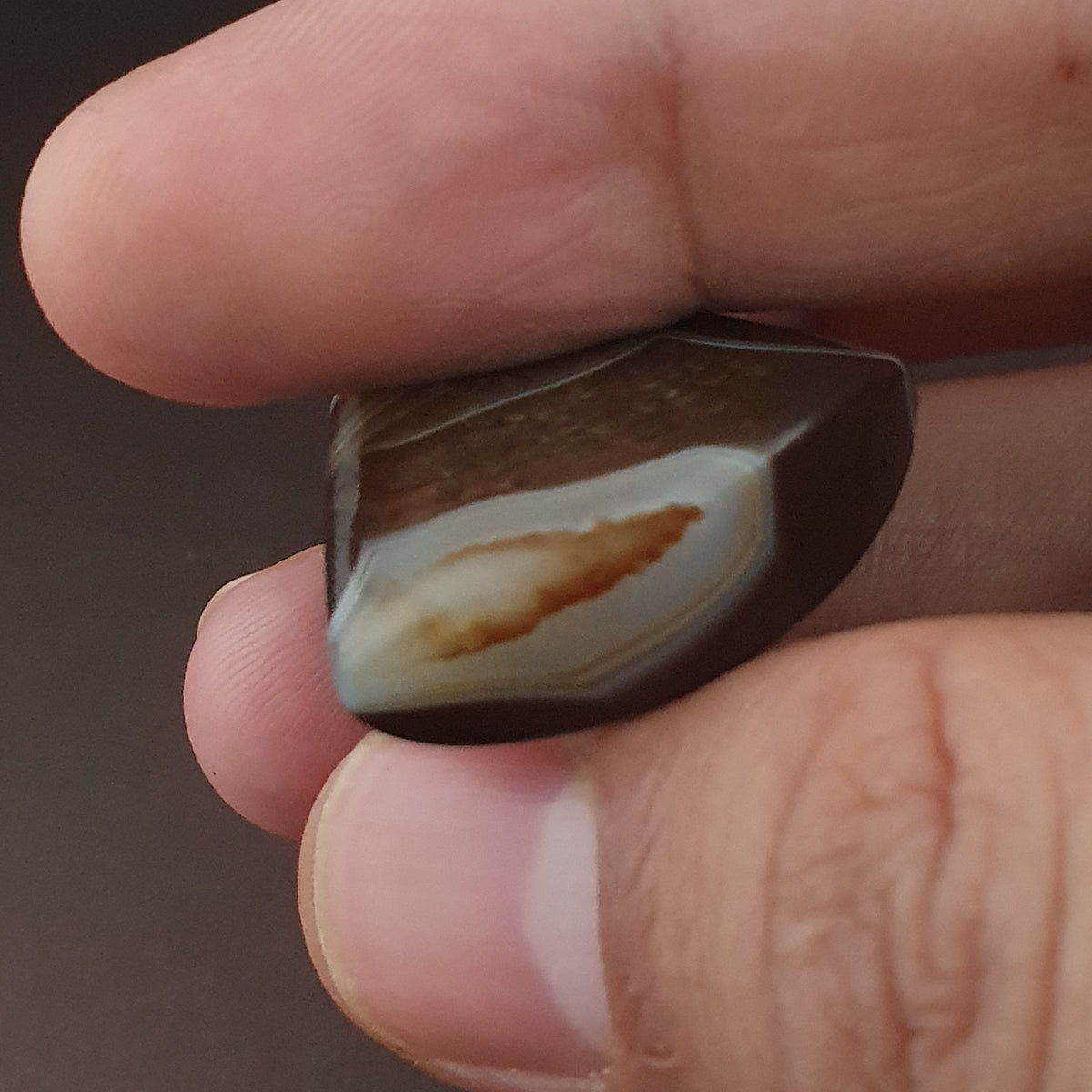 Vintage Natural Eyes Suliemani Agate Bead Amulet Pendant