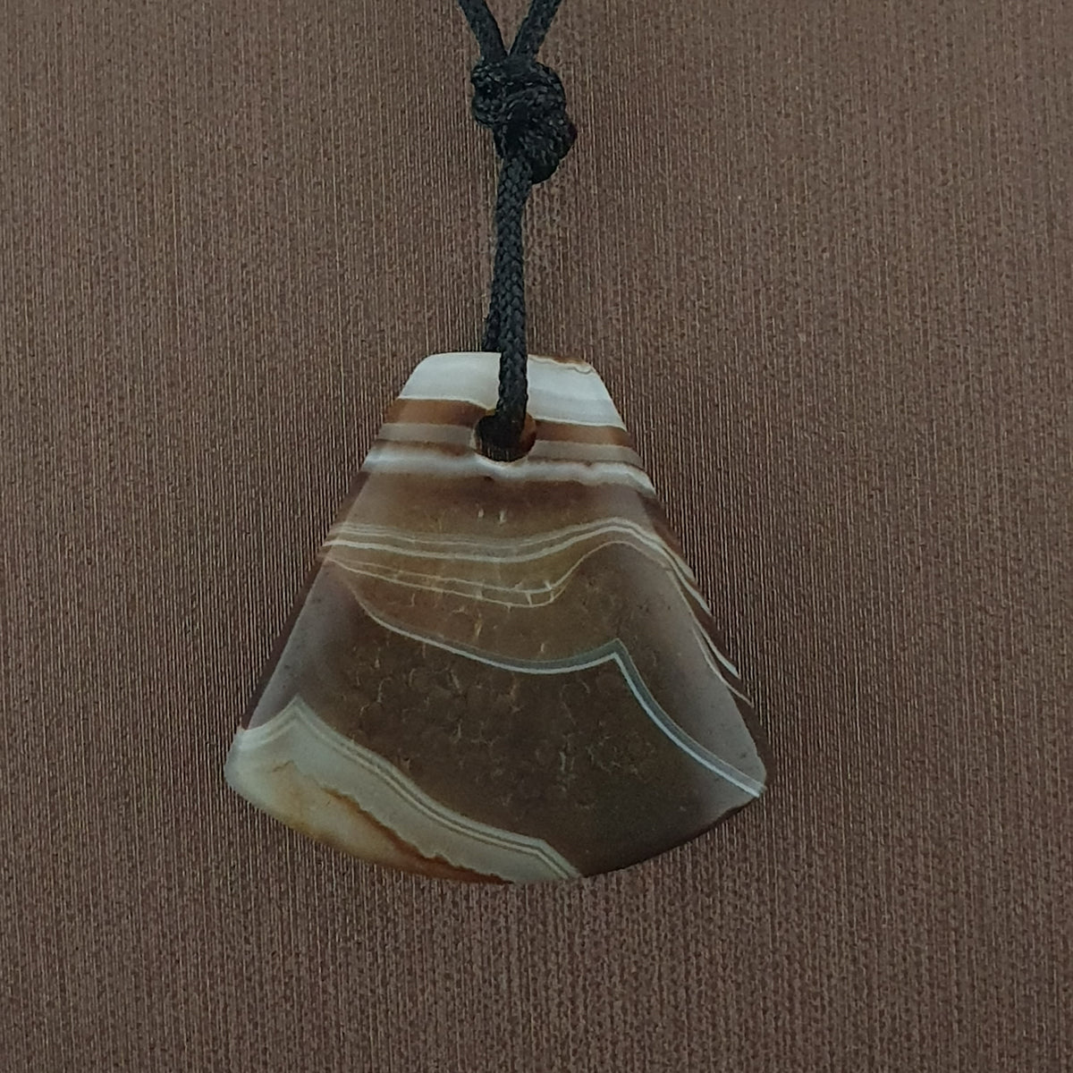 Vintage Natural Eyes Suliemani Agate Bead Amulet Pendant