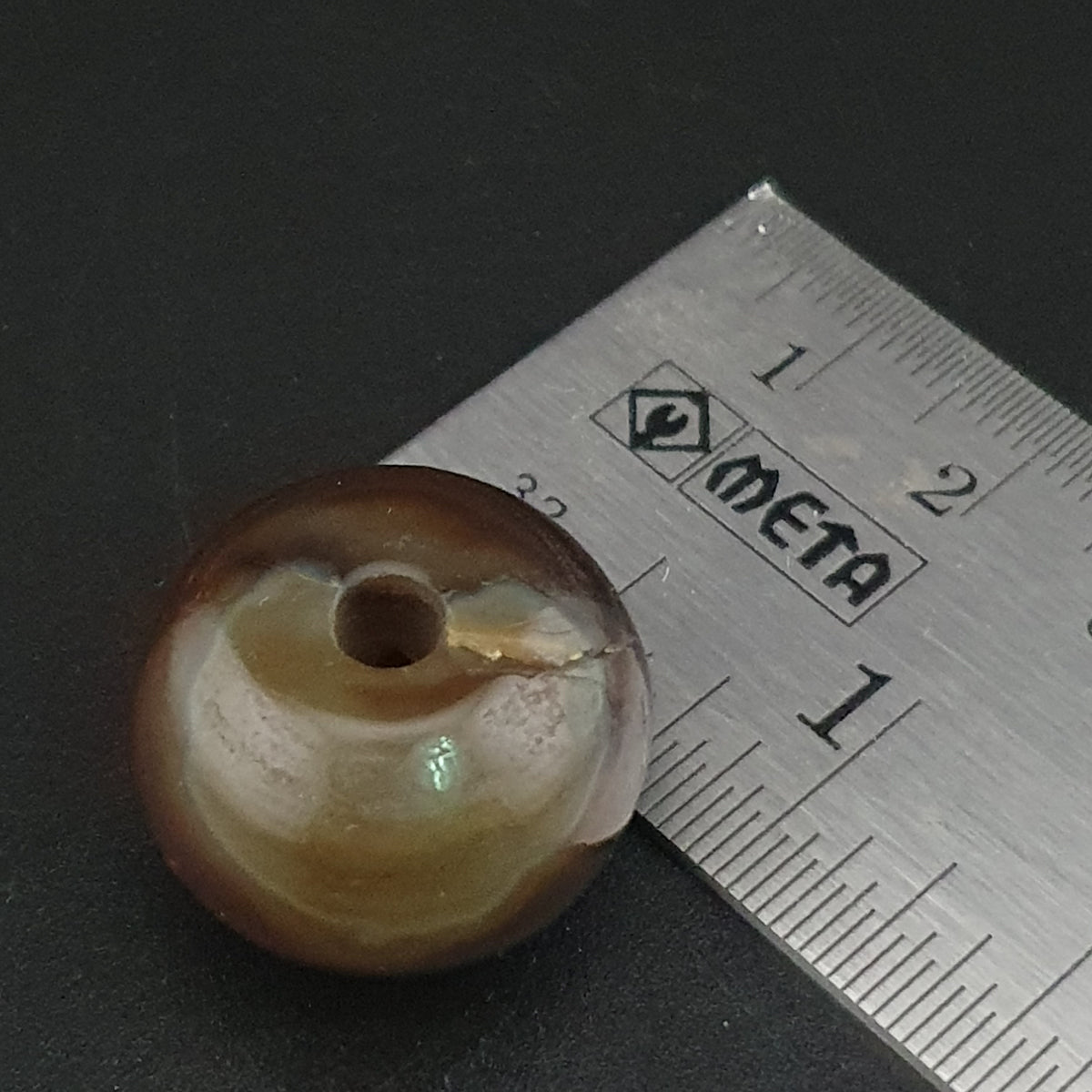 Vintage Suliemani Natrual Eyes Pattern Agate Bead