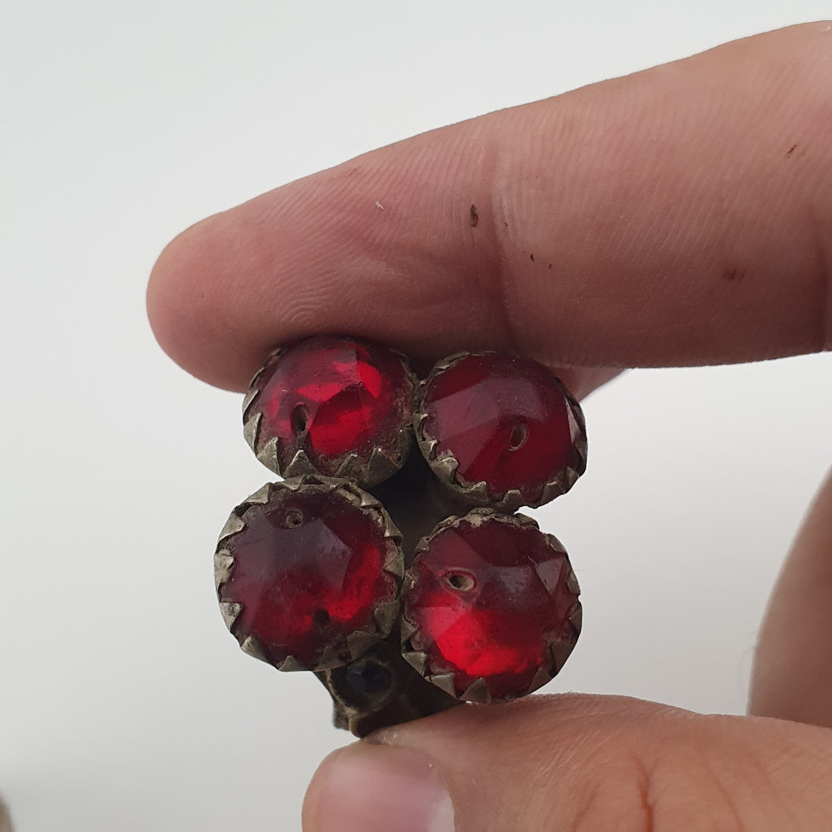 15 Rustic Brass Rings – Mixed Traditional Glass & Stone Ring Collection