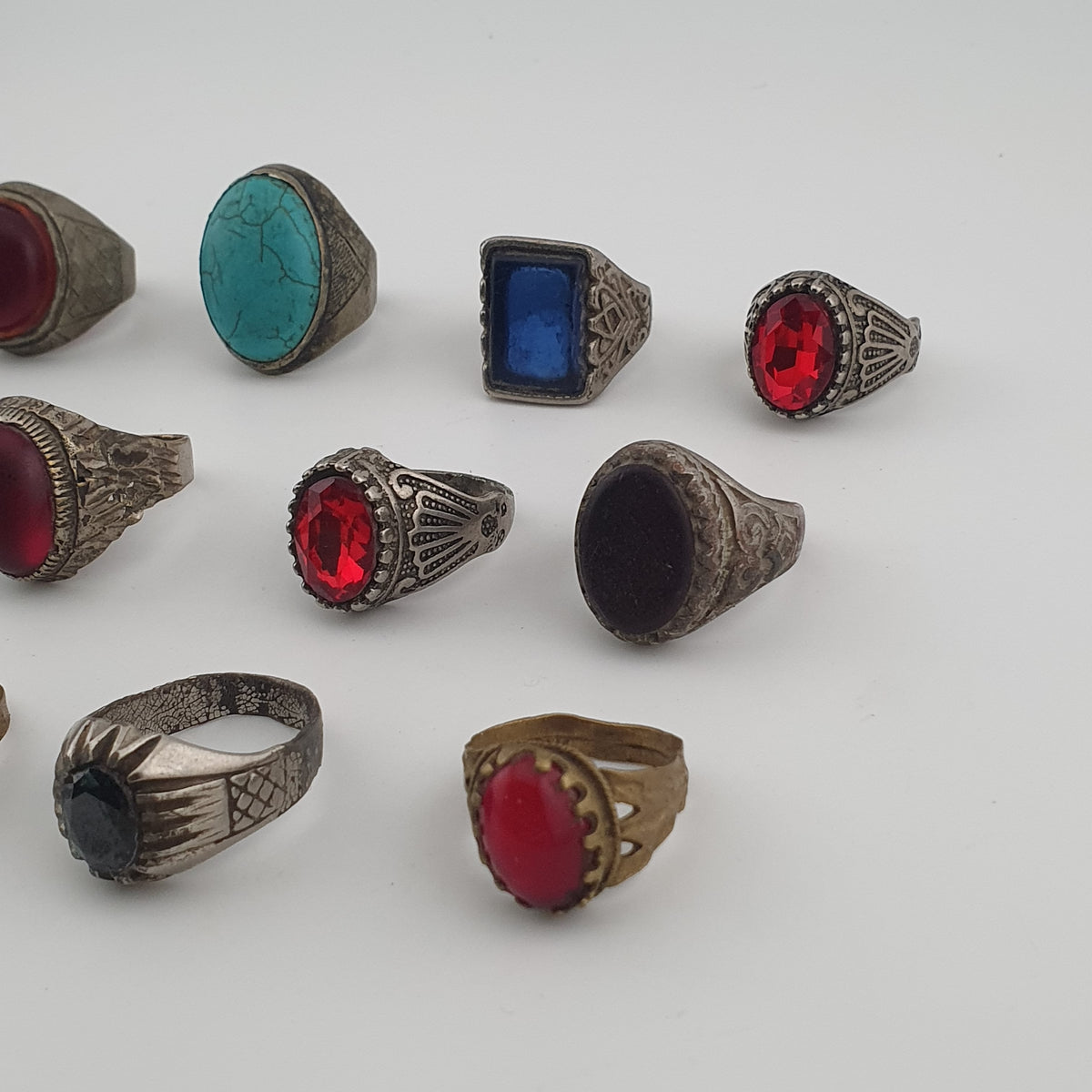 15 Old Brass Rings Traditional Mixed Design Collection